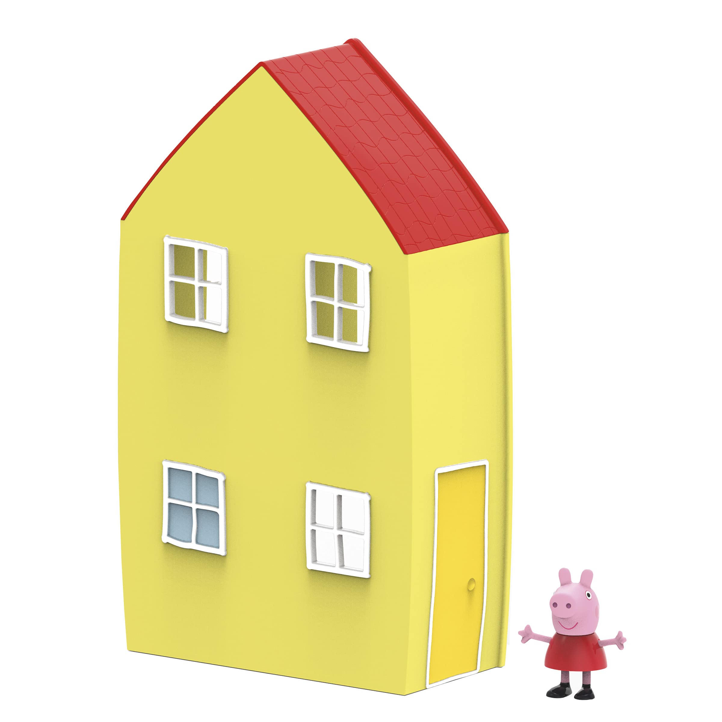 Peppa Pig Peppa's Family House Playset - 3-Room Interactive Playset with Figure & 6 Accessories for Ages 3+ 8