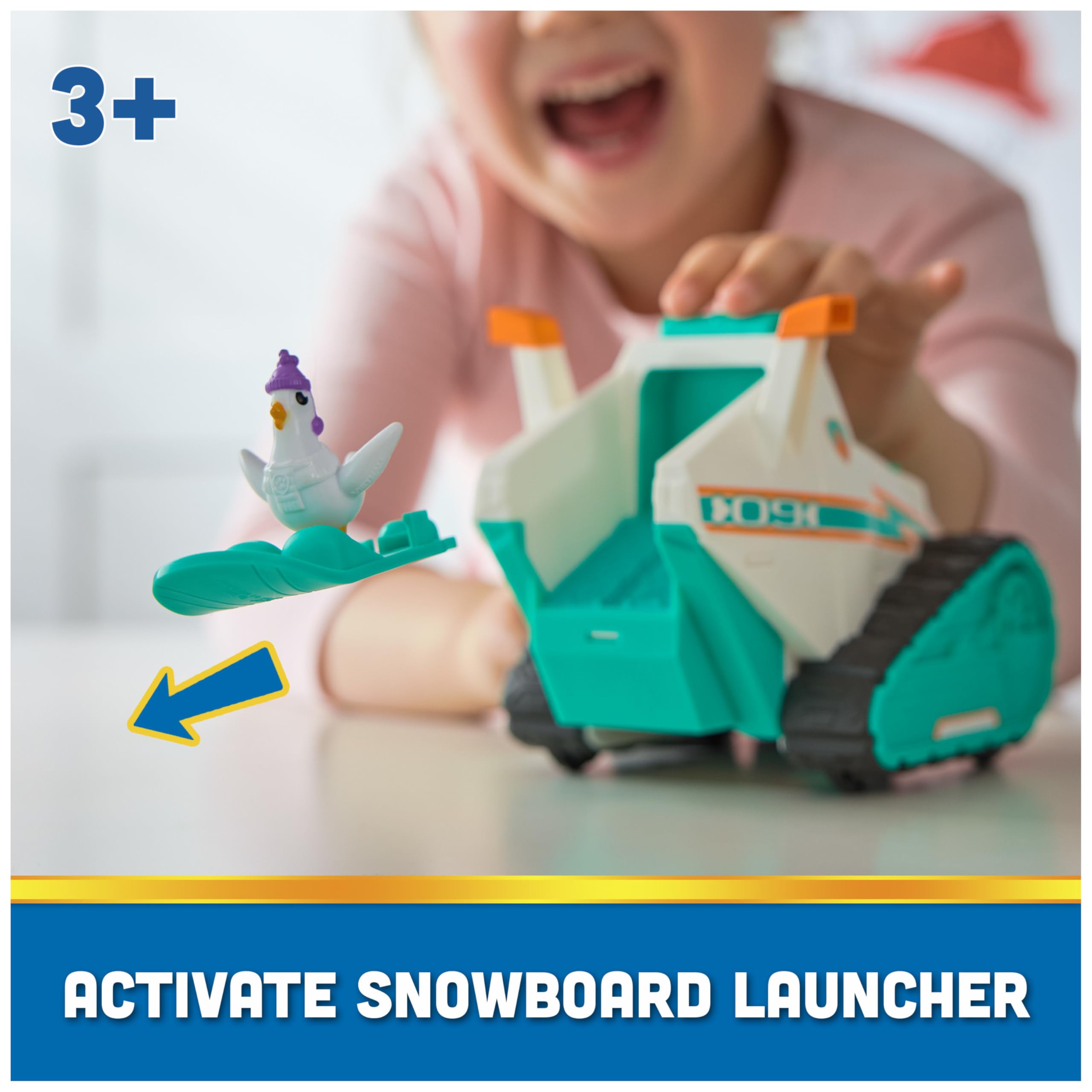 Paw Patrol Everest Deluxe Snowmobile with Projectile Launcher - Ages 3-9 9