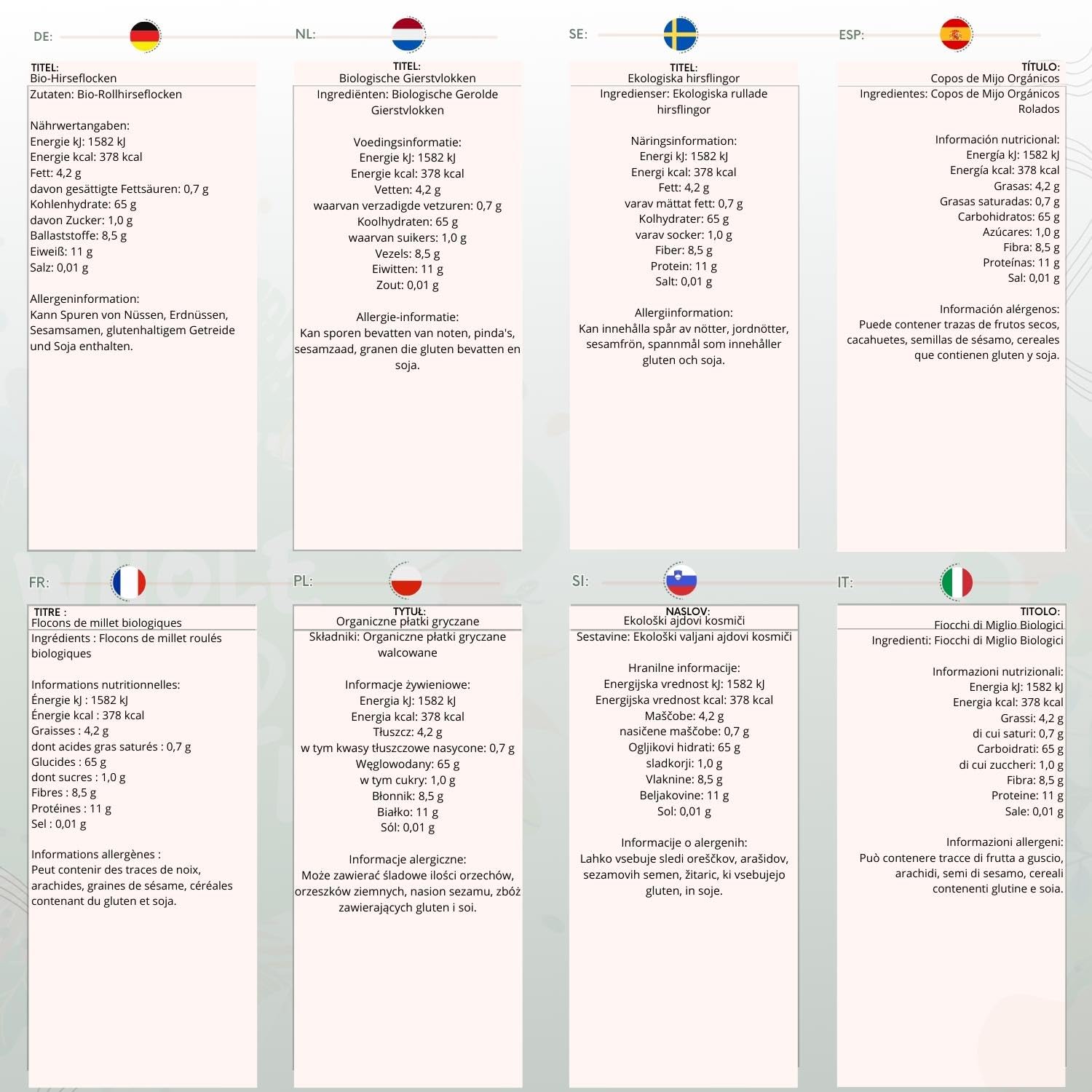 Wholefood Earth Organic Millet Flakes – 1 kg | Vegan | GMO Free | High Fibre 3