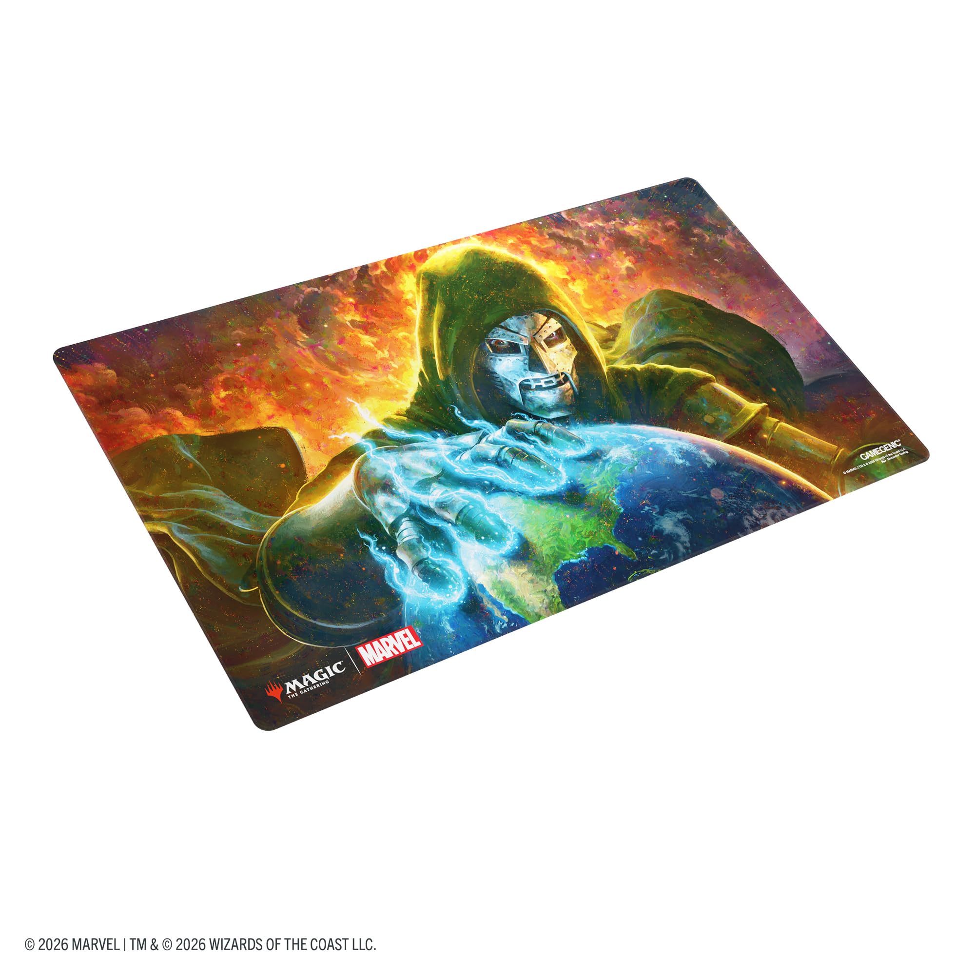 Gamegenic Magic: The Gathering Marvel Super Heroes Shiny Playmat - Doom | Official Licensed Design