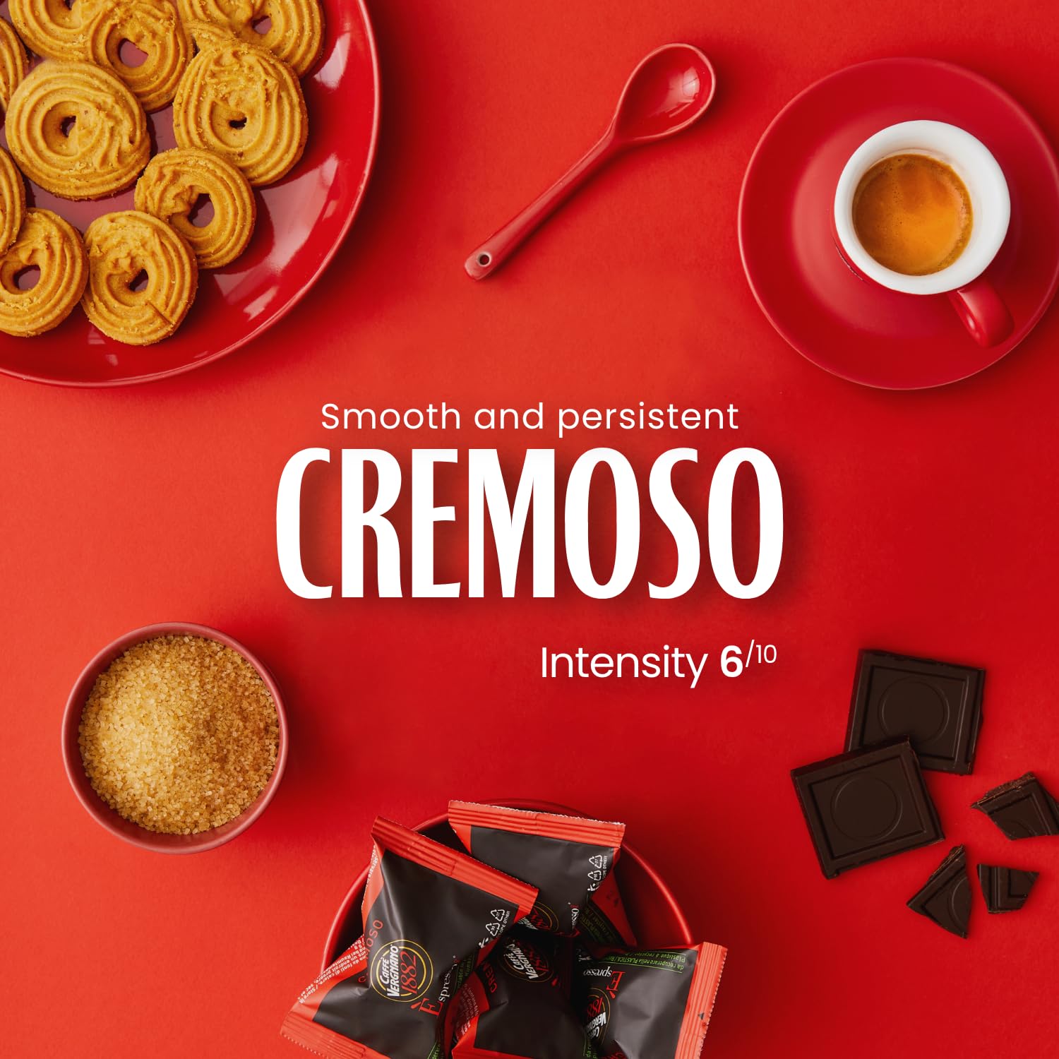 Caffè Vergnano 1882 Èspresso - Compostable Coffee Capsules for Nespresso® and Èspresso1882 TRÈ Machines (50 Capsules) 14