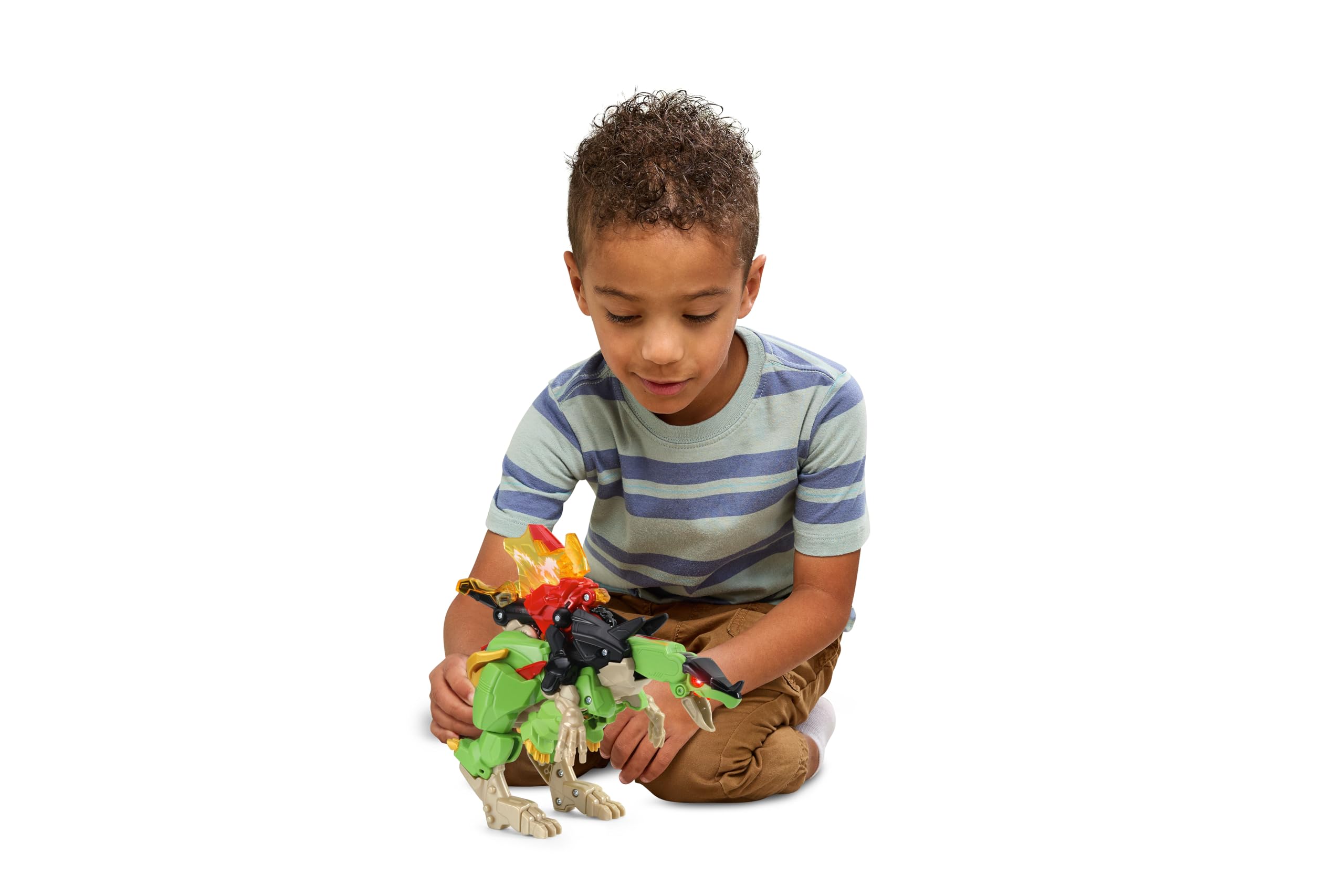 VTech Switch & Go Dinos Armour Up Triceratops Spinosaurus - 2-in-1 Interactive Dino Toy for Ages 3-8 11