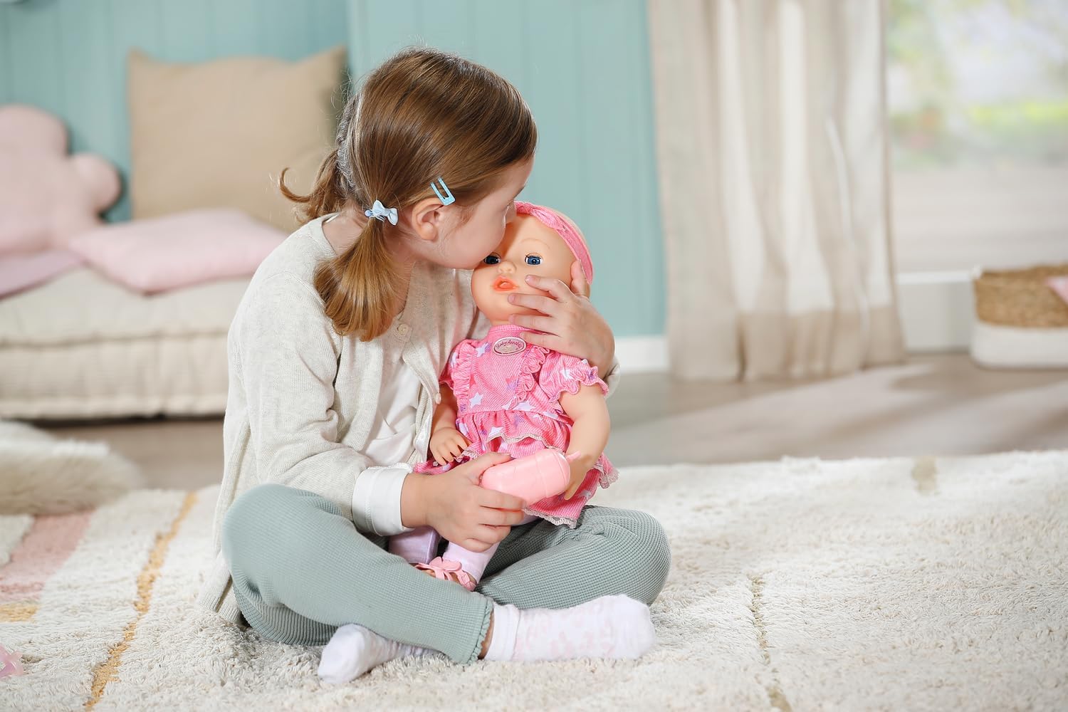 Baby Annabell Mia So Soft 710678 - 43cm Pink Doll with Soft Body & Real-Life Eye Features 6