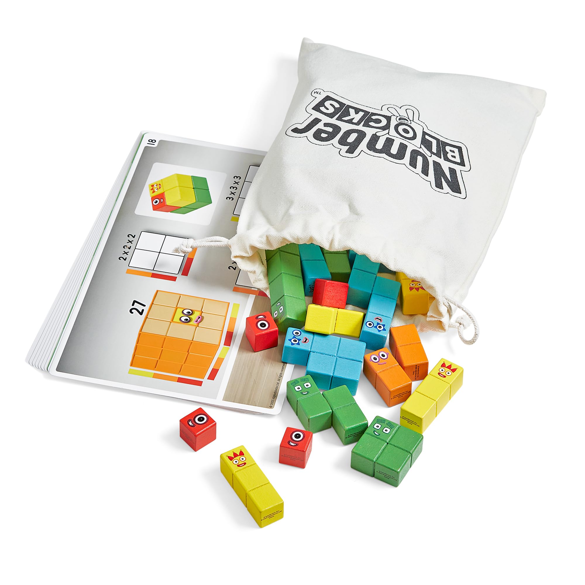 Learning Resources Numberblocks Wooden Building Blocks Activity Set - Educational Building Toy for Ages 4-8 3