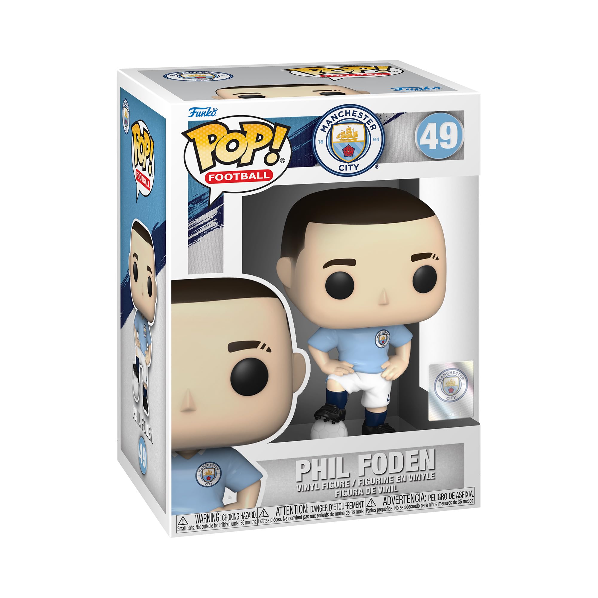 Funko Pop! Football: Phil Foden - Manchester City FC Vinyl Figure 1
