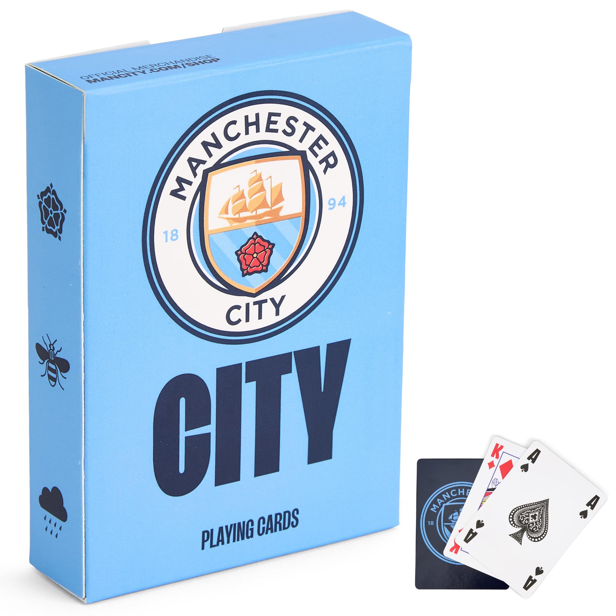 The Gift Scholars Man City FC Playing Cards - Standard 52-Card Deck