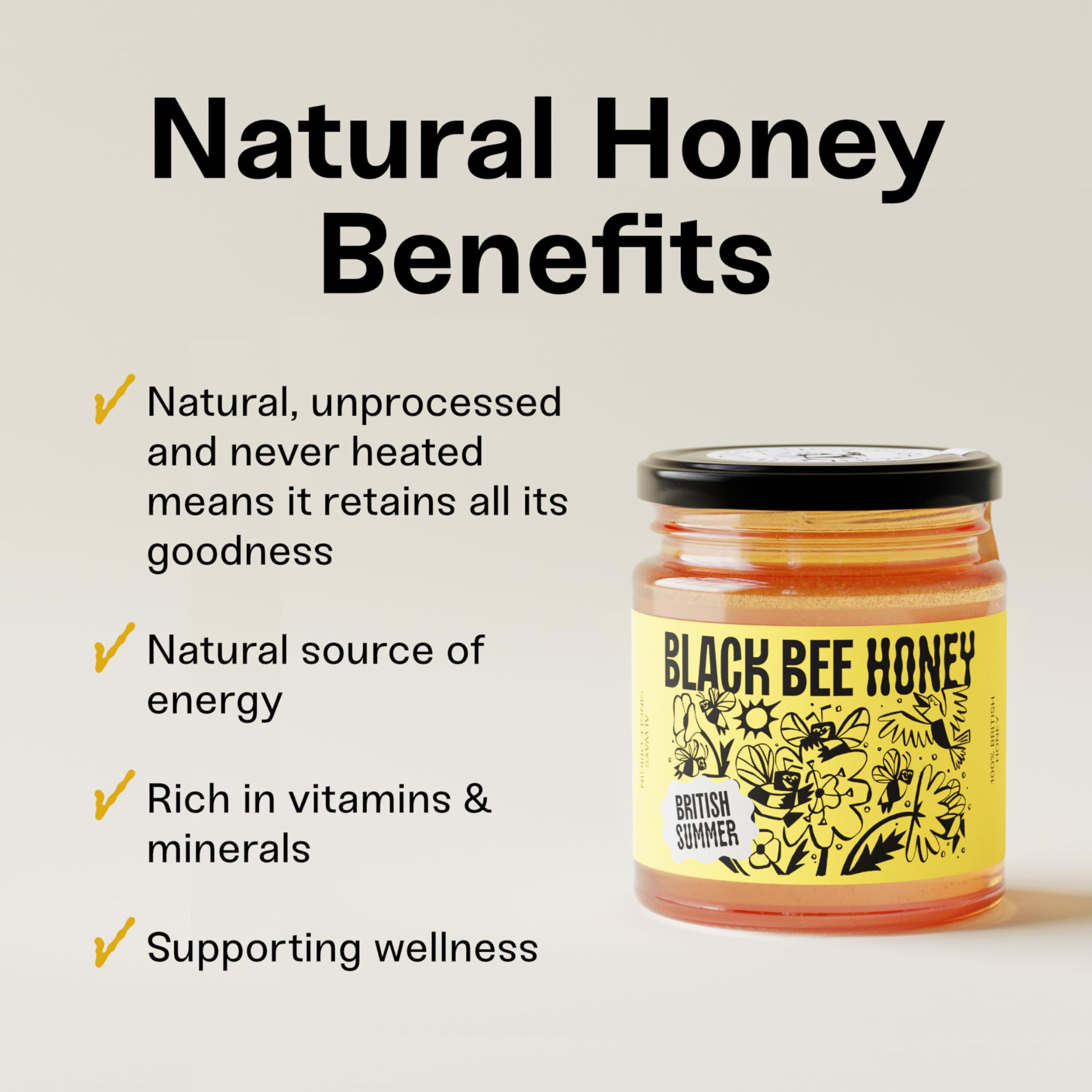 Britischer Sommerhonig – reiner und natürlicher Honig aus einer einzigen Herkunft, 227 g 10