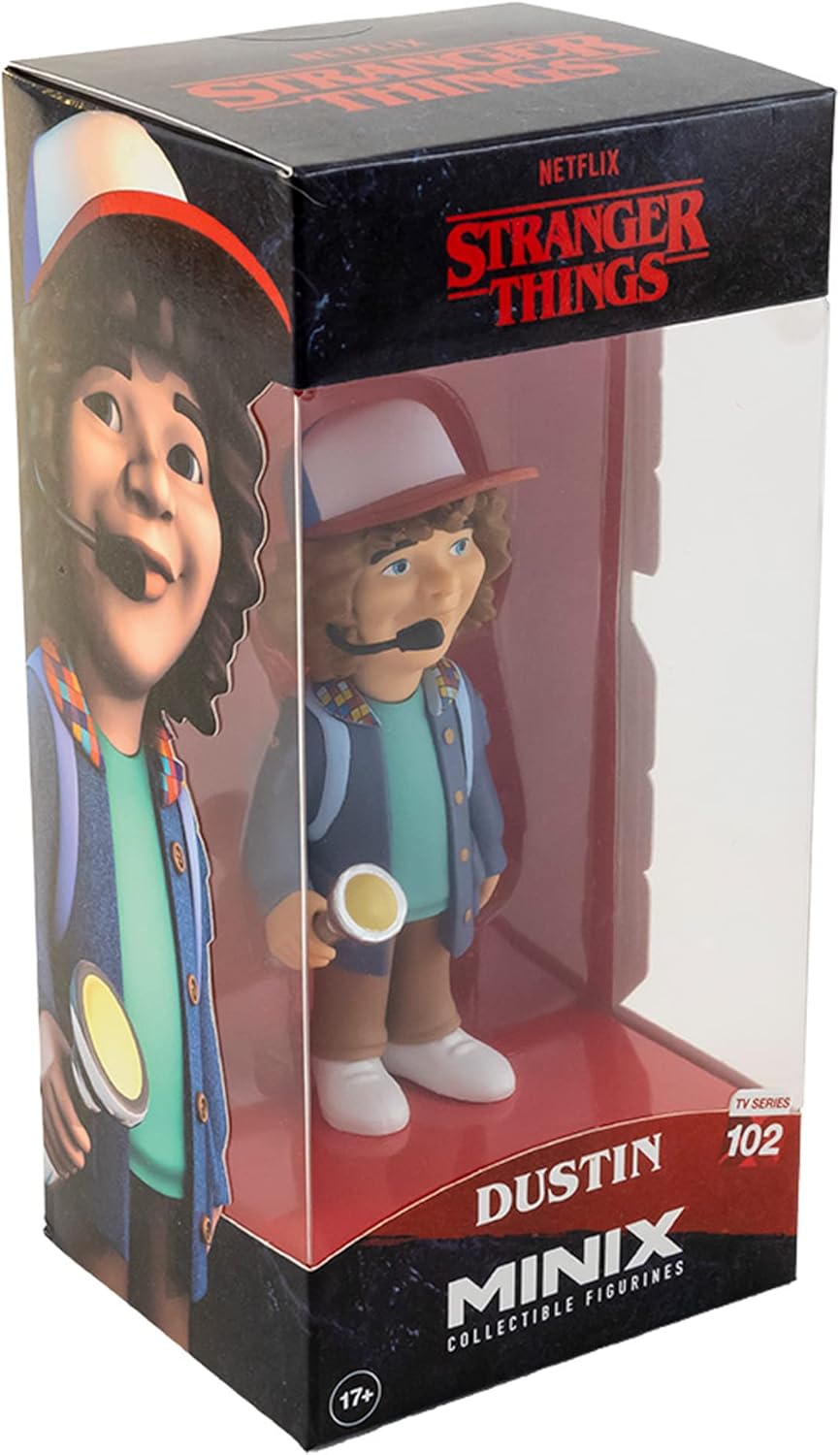 BANDAI Minix Stranger Things - Dustin Henderson Collectible Figure (MN13906)