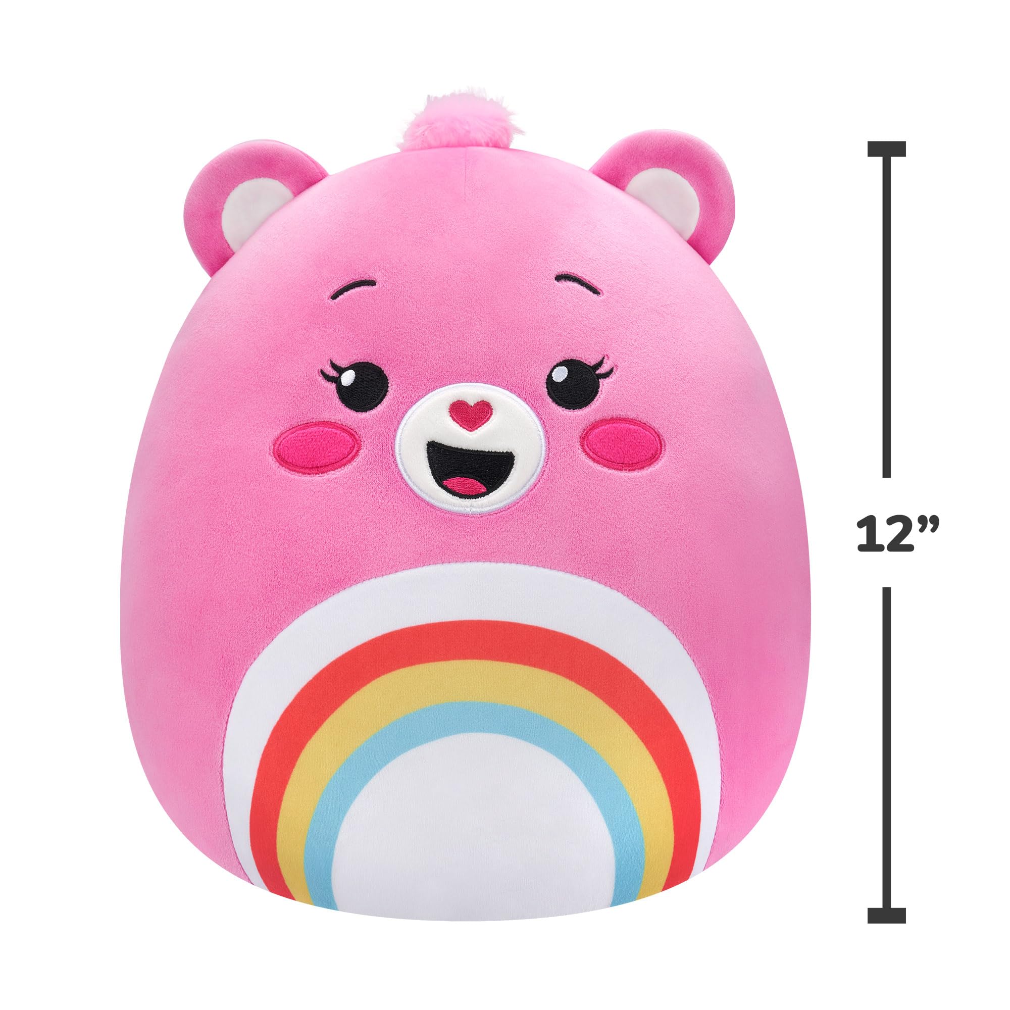 Squishmallows Care Bears - Cheer Bear 12" Plush Stuffed Animal 4