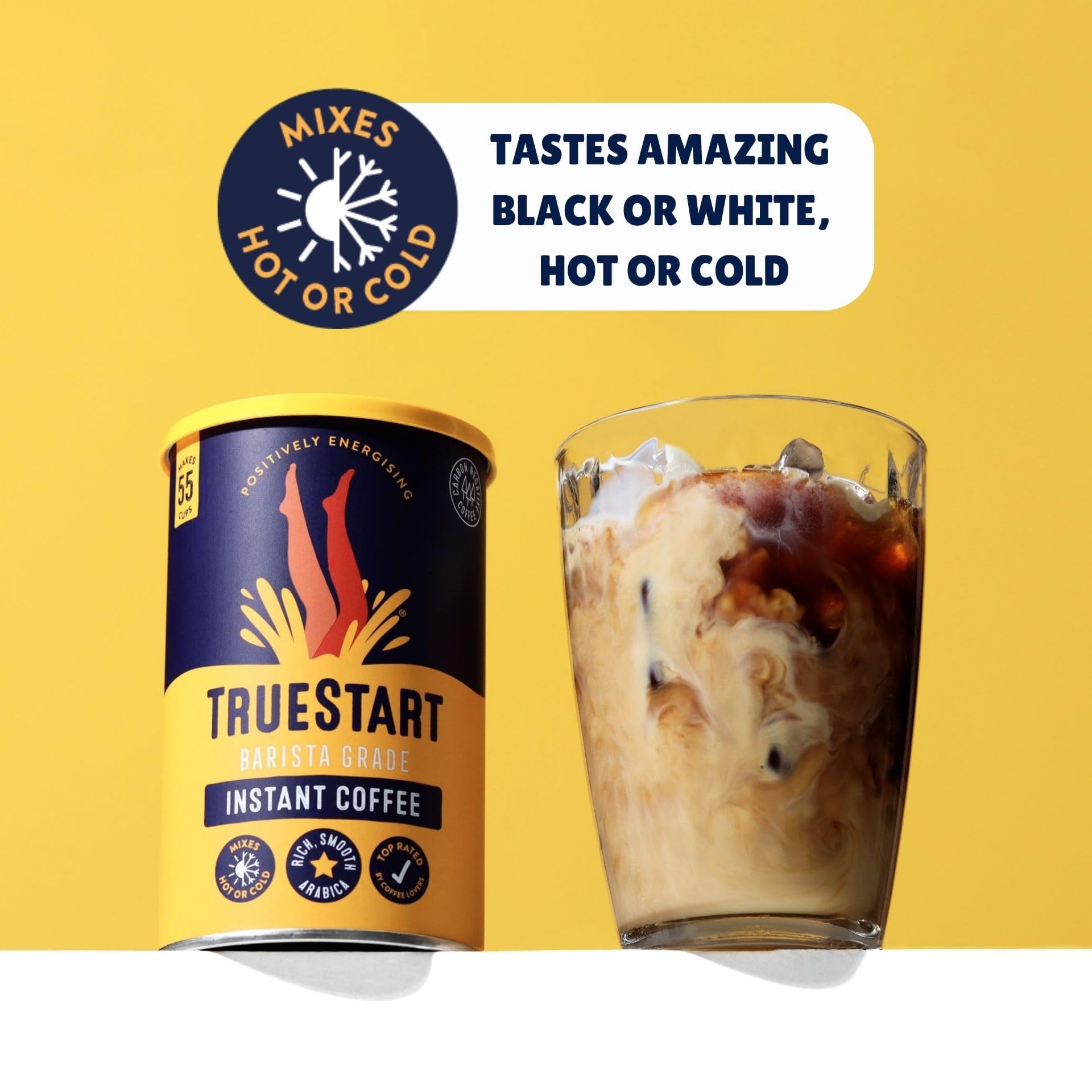 TrueStart - Smooth Original Barista Grade Instant Coffee, 2 Pack