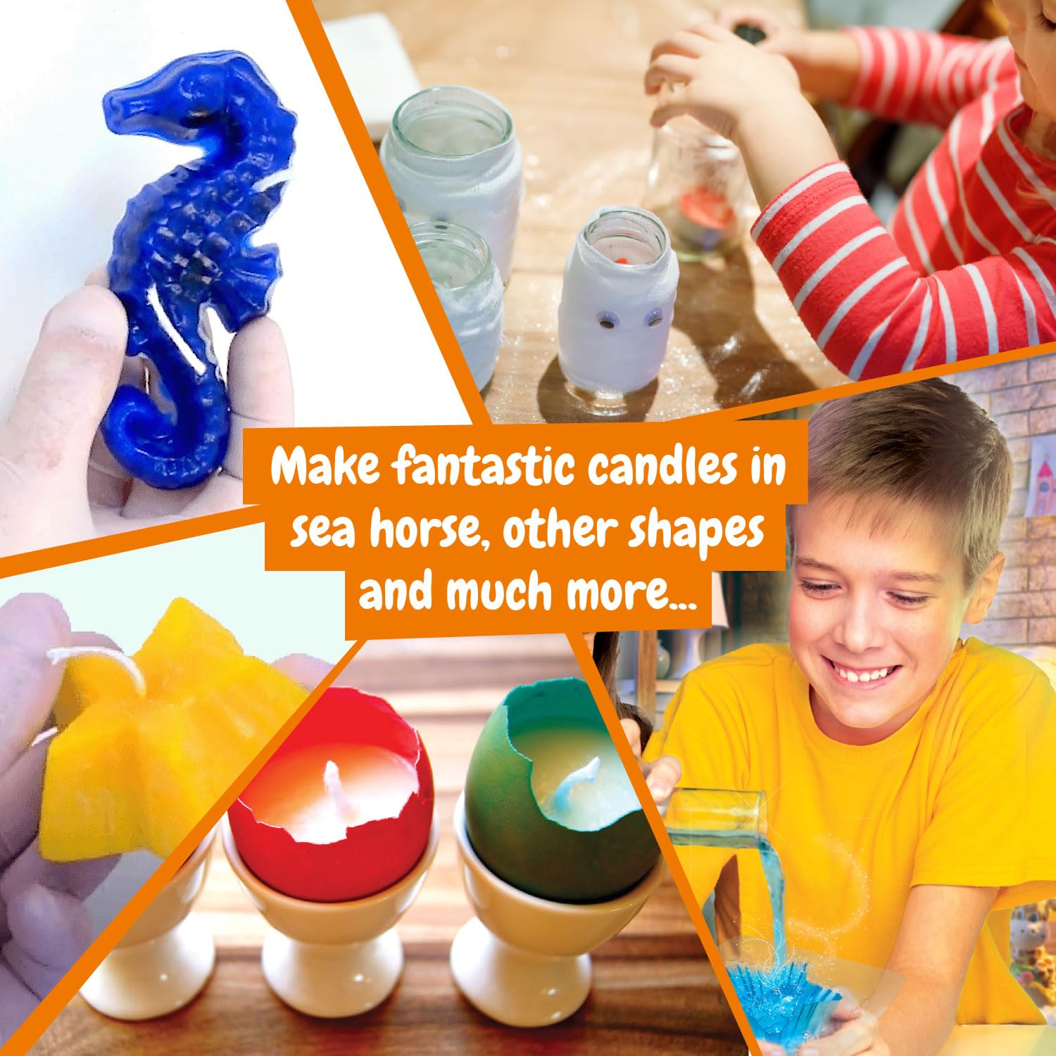 Science4you Candle Factory Kit for Kids - Make Your Own Candles with 12 Experiments 5