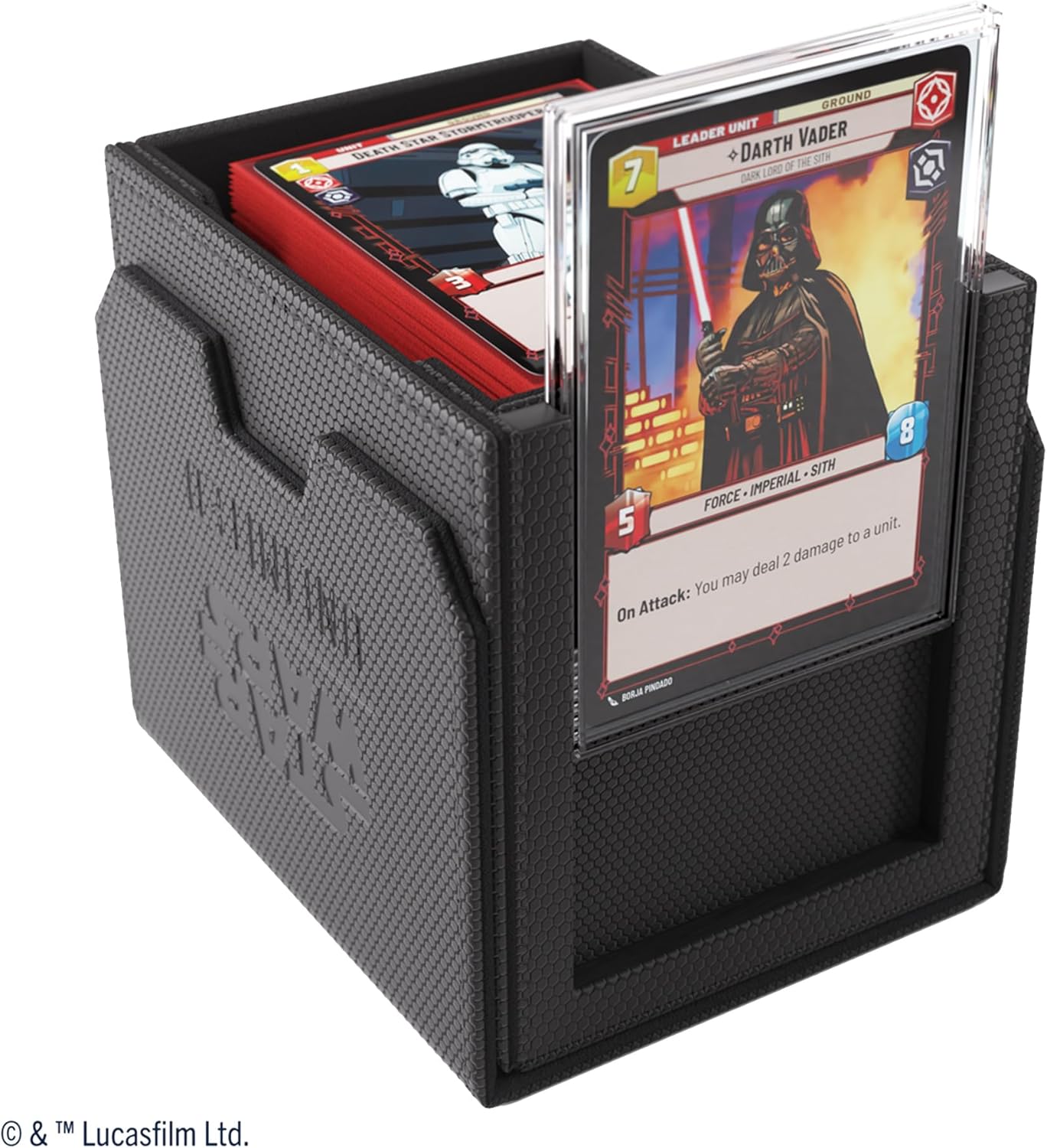 Gamegenic Star Wars Unlimited Deck Pod - Black Card Game Accessory 3