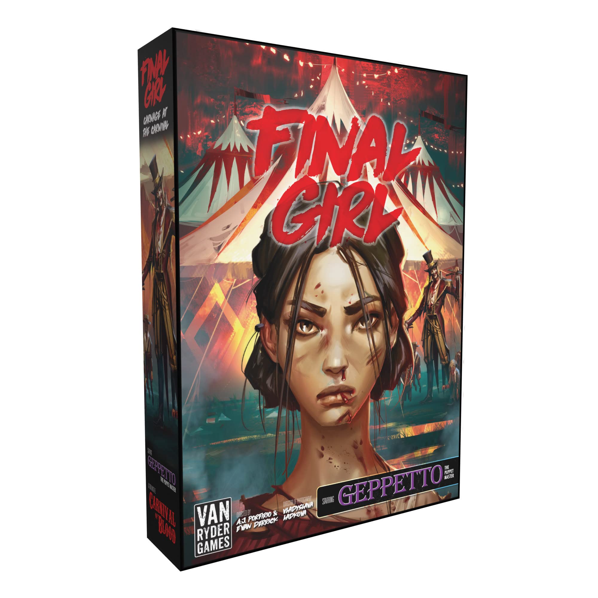 Van Ryder Games Final Girl: Carnage at The Carnival - Horror Board Game Expansion | Ages 14+