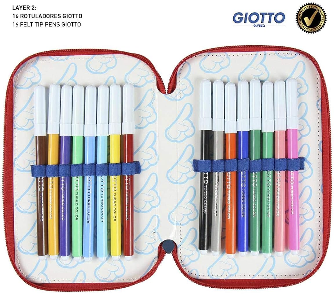 Cerdá Mickey Mouse Triple Compartment Pencil Case (CRD-2100003041) 6