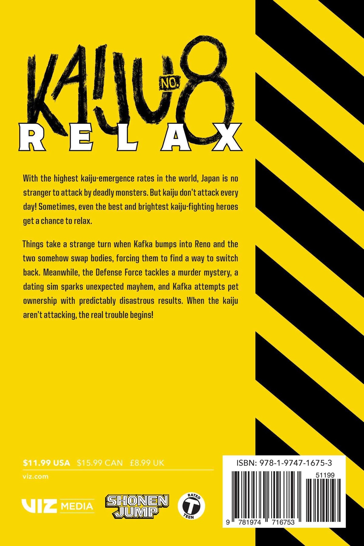 Kaiju No. 8: Relax, Vol. 3 by Naoya Matsumoto & Kizuku Watanabe | Paperback Manga