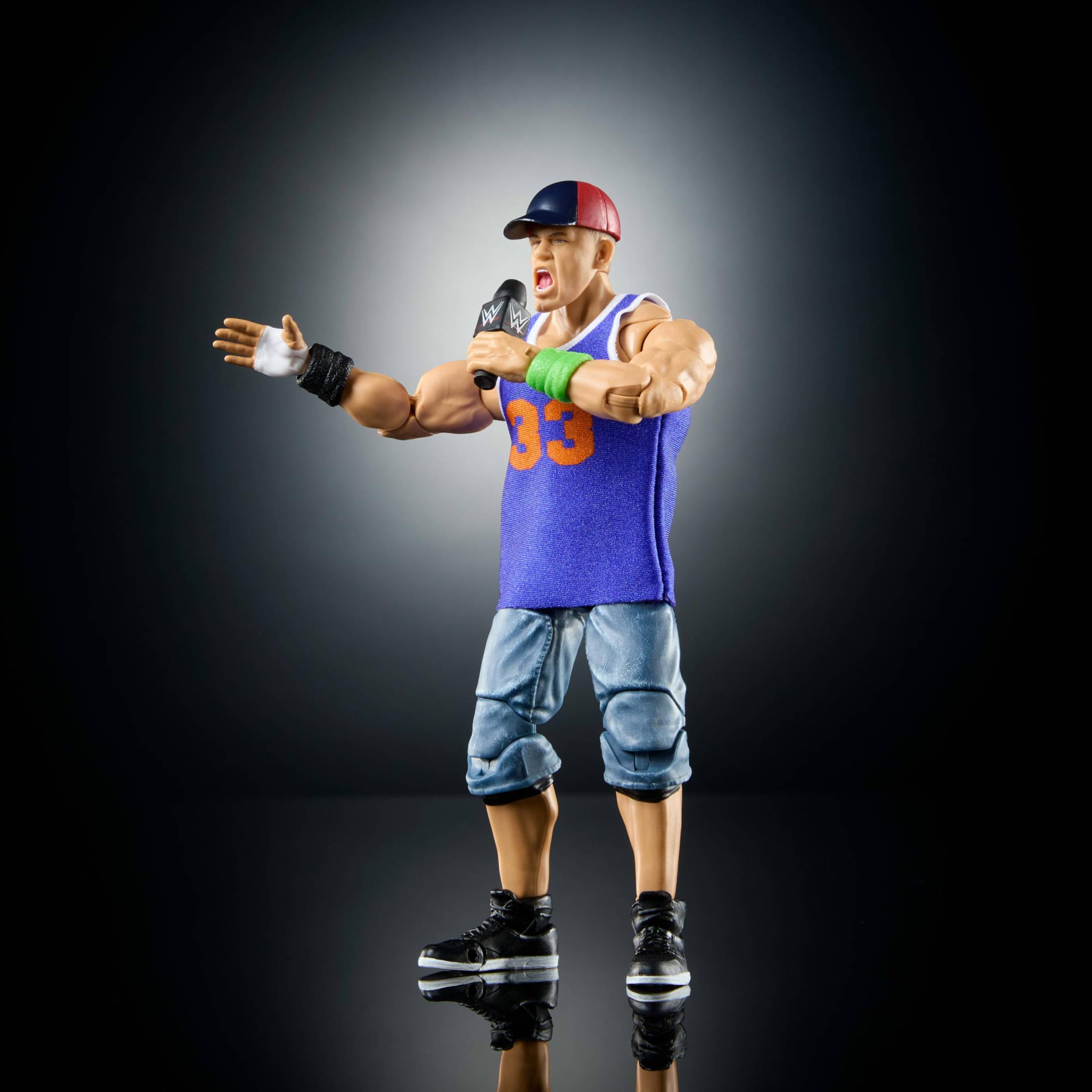Mattel WWE Ultimate Edition John Cena 6-inch Action Figure & Accessories - 30+ Points of Articulation, Swappable Parts 11