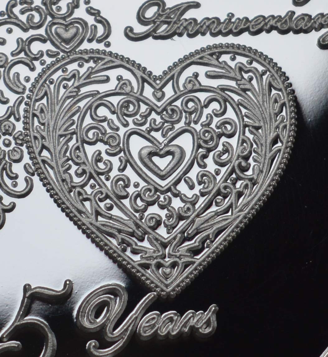 The Commemorative Coin Company Silver Wedding Anniversary 25th Year .999 Silver Proof Coin 3