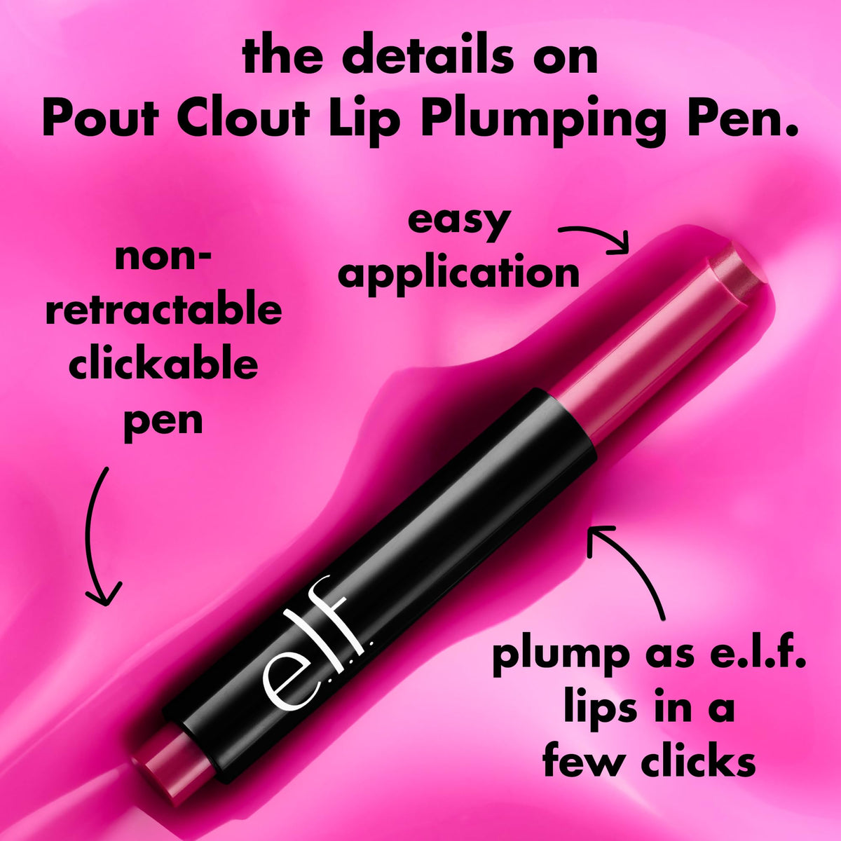 e.l.f. Pout Clout Lip Plumping Pen - Original Cinnamon, 2 g