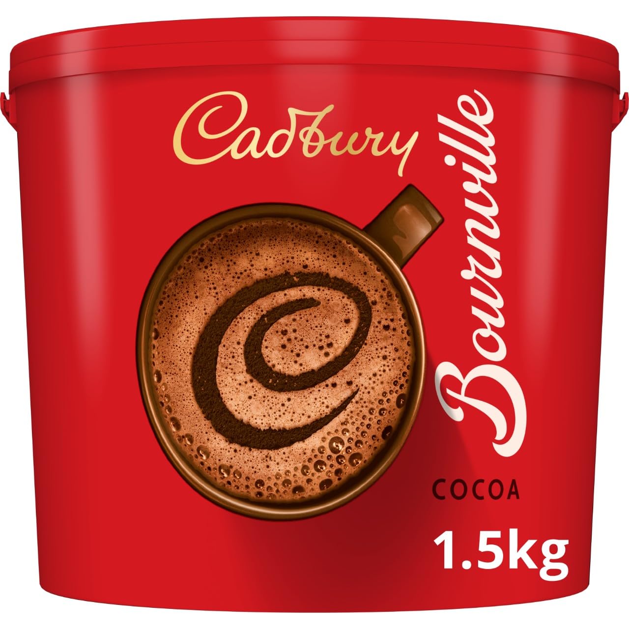 Cadbury Bournville Cocoa - Rich Dark Chocolate Flavour for Baking & Drinking | 1.5 kg 1