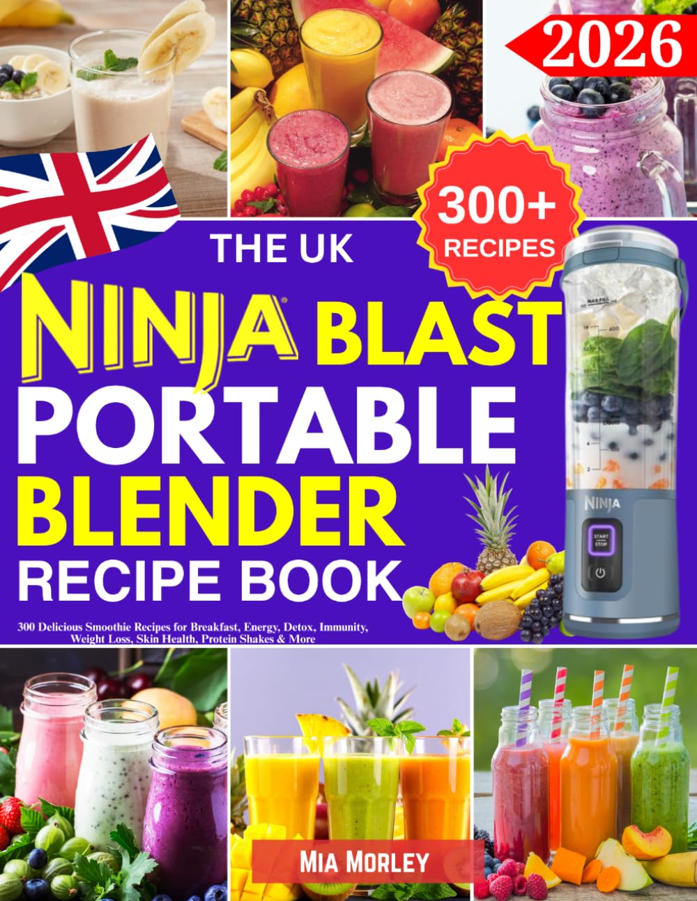 The UK Ninja Blast Portable Blender Recipe Book - 300 Delicious Smoothie Recipes | Paperback 1