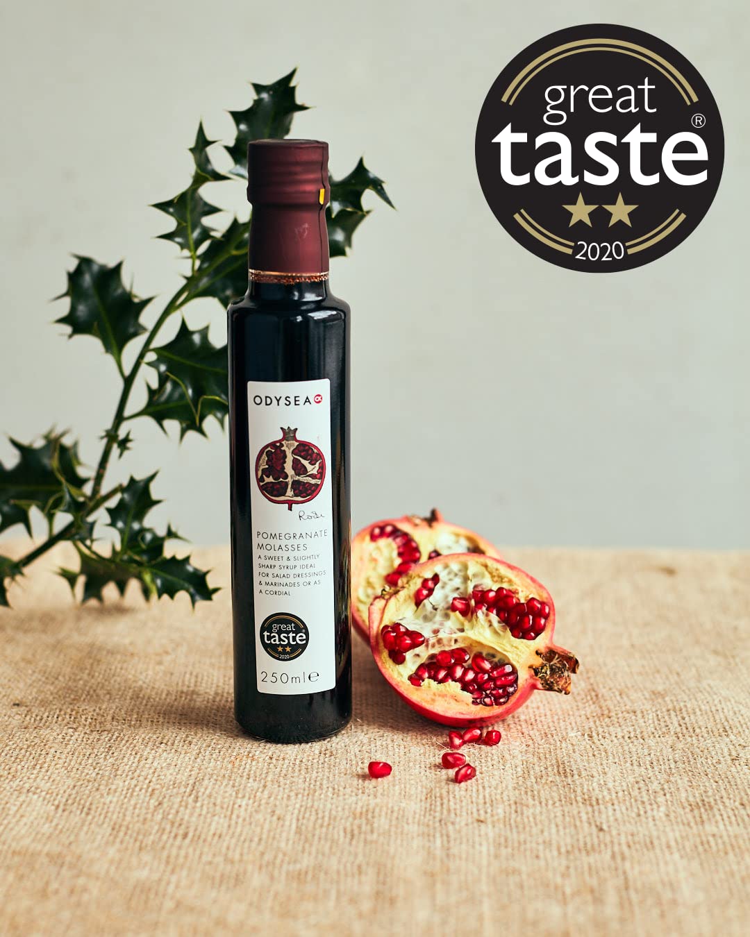 Odysea Pomegranate Molasses, Glass Bottle, 250 ml 4