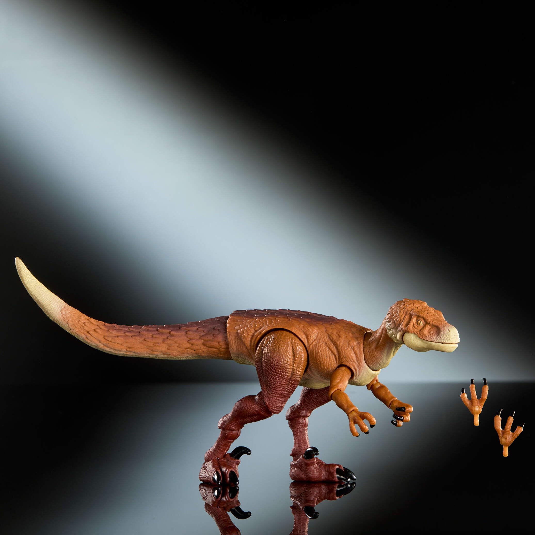Mattel Jurassic World Hammond Collection Ornitholestes Dinosaur Action Figure | 18 Points of Articulation | 9.2-inch 8