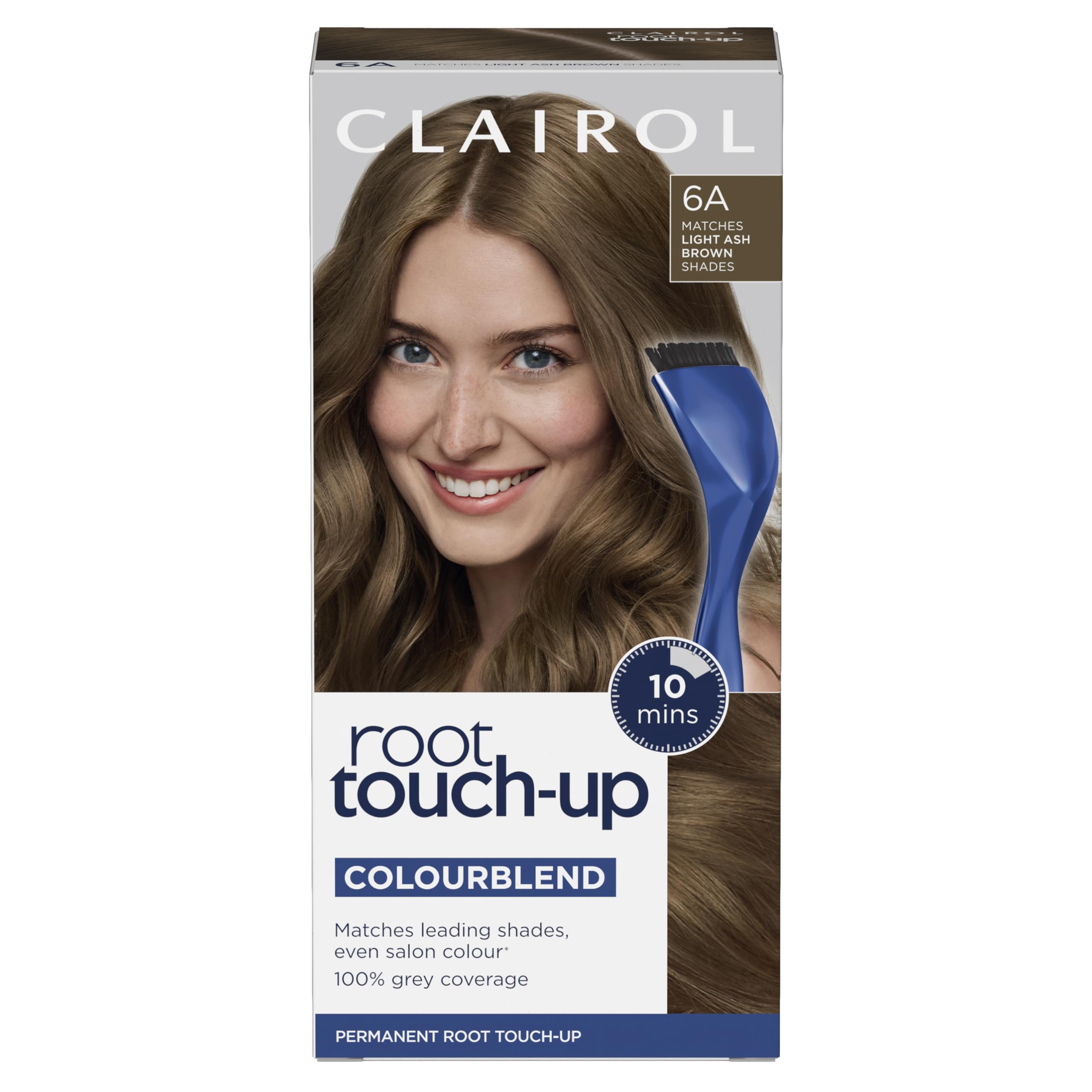 Clairol Root Touch-Up Permanent Hair Dye (6A Light Ash Brown)