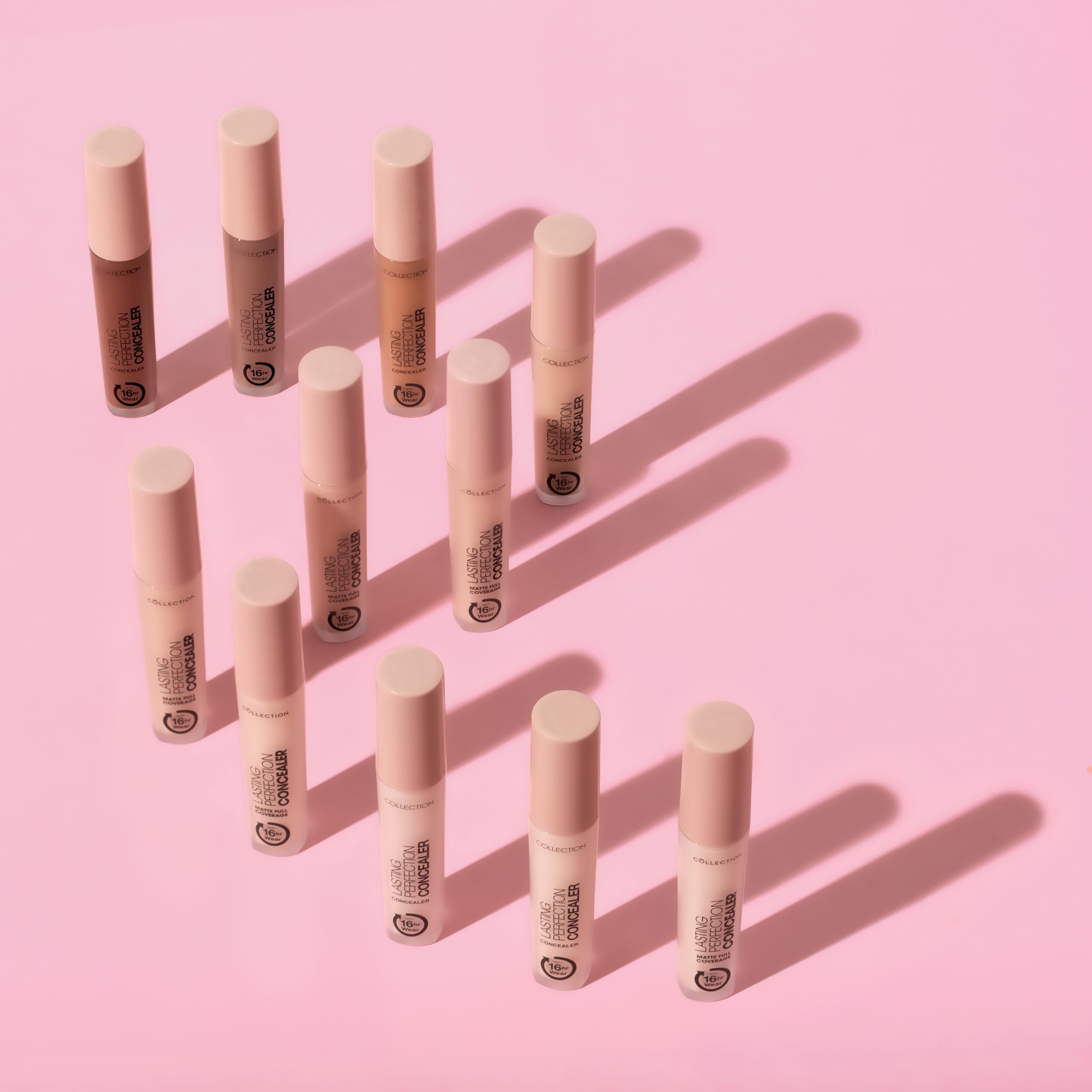 Collection Cosmetics Lasting Perfection Concealer, 16-Hour Wear, Full Coverage, Vegan, Shade: Cashew 6
