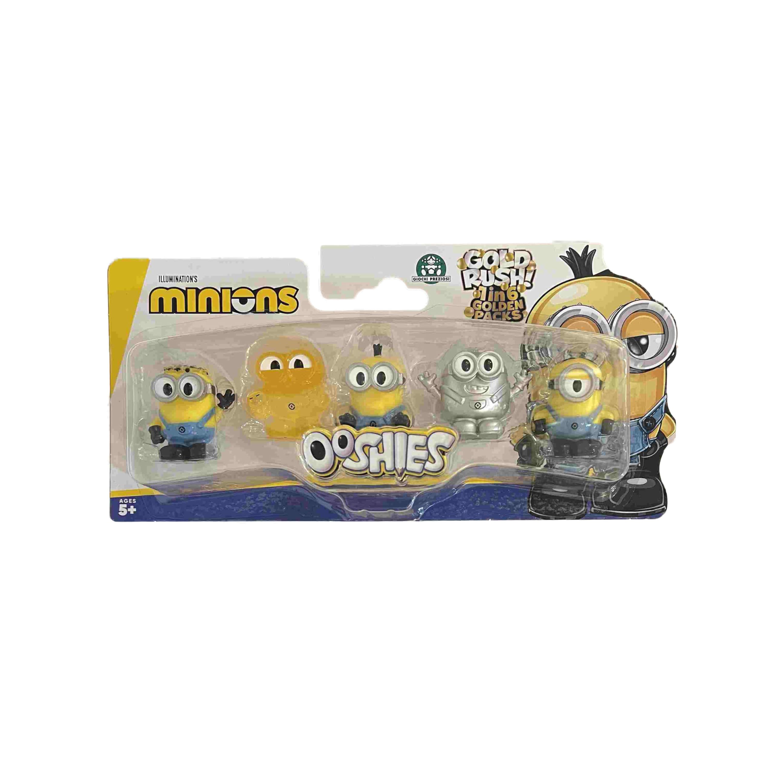 Giochi Preziosi Ooshies Minions Collectible Pencil Toppers 5 Pack - Ages 5+