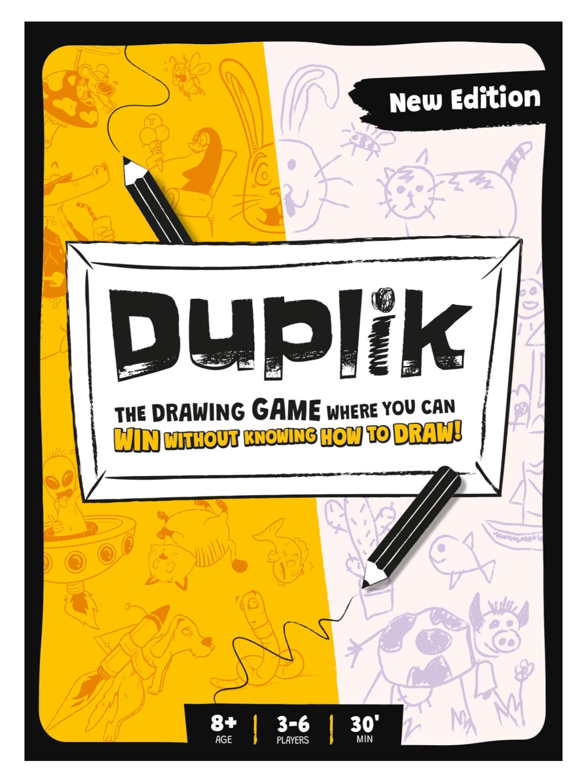 Asmodee Duplik Family Party Game for 3-6 Players, Ages 8+, 45 Minutes