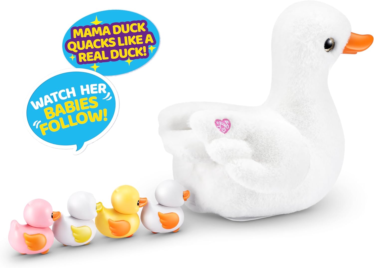 Pets Alive Mama & Baby Surprise - Electronic Duck Playset with Sounds & Waddling Motion 3