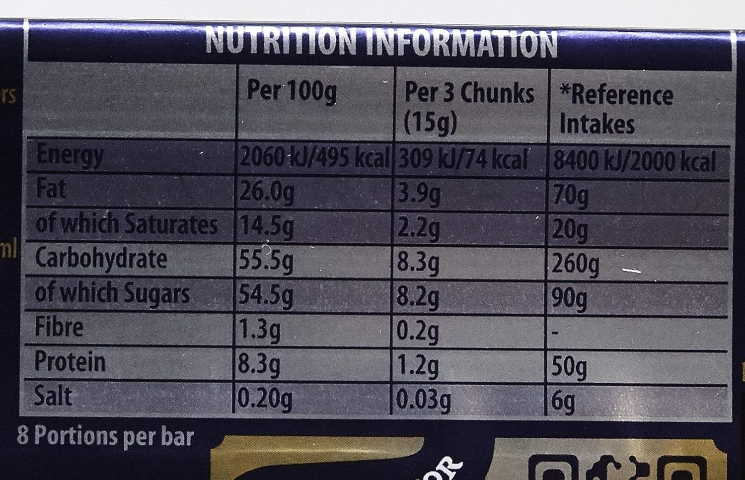 Cadbury - Dairy Milk Fruit & Nut Chocolate Bar with Almonds and Raisins, 120g 4