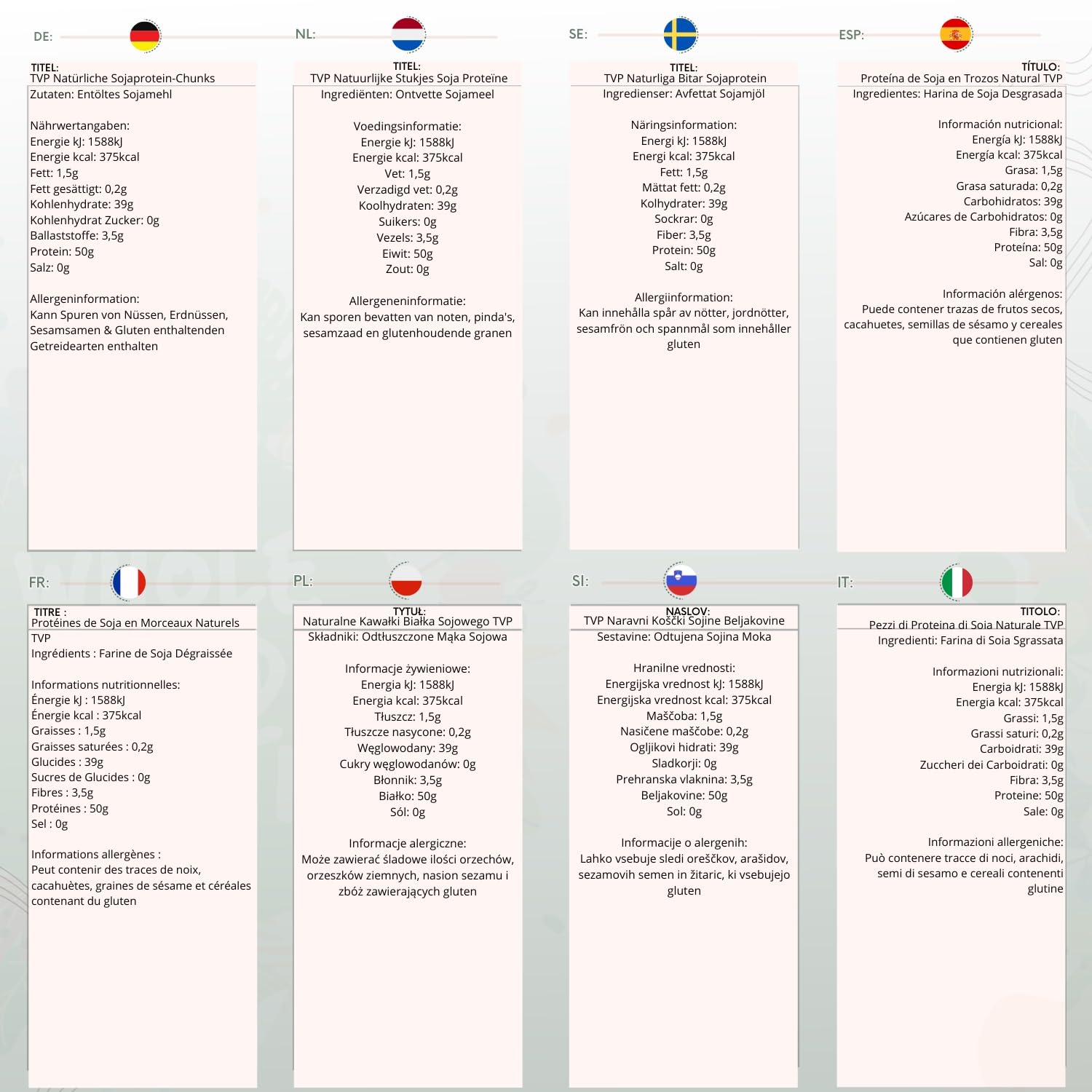 Wholefood Earth TVP Natürliche Stücke Sojaprotein 1 kg | Gentechnikfrei | Proteinreich | Ballaststoffquelle | Vegan 6