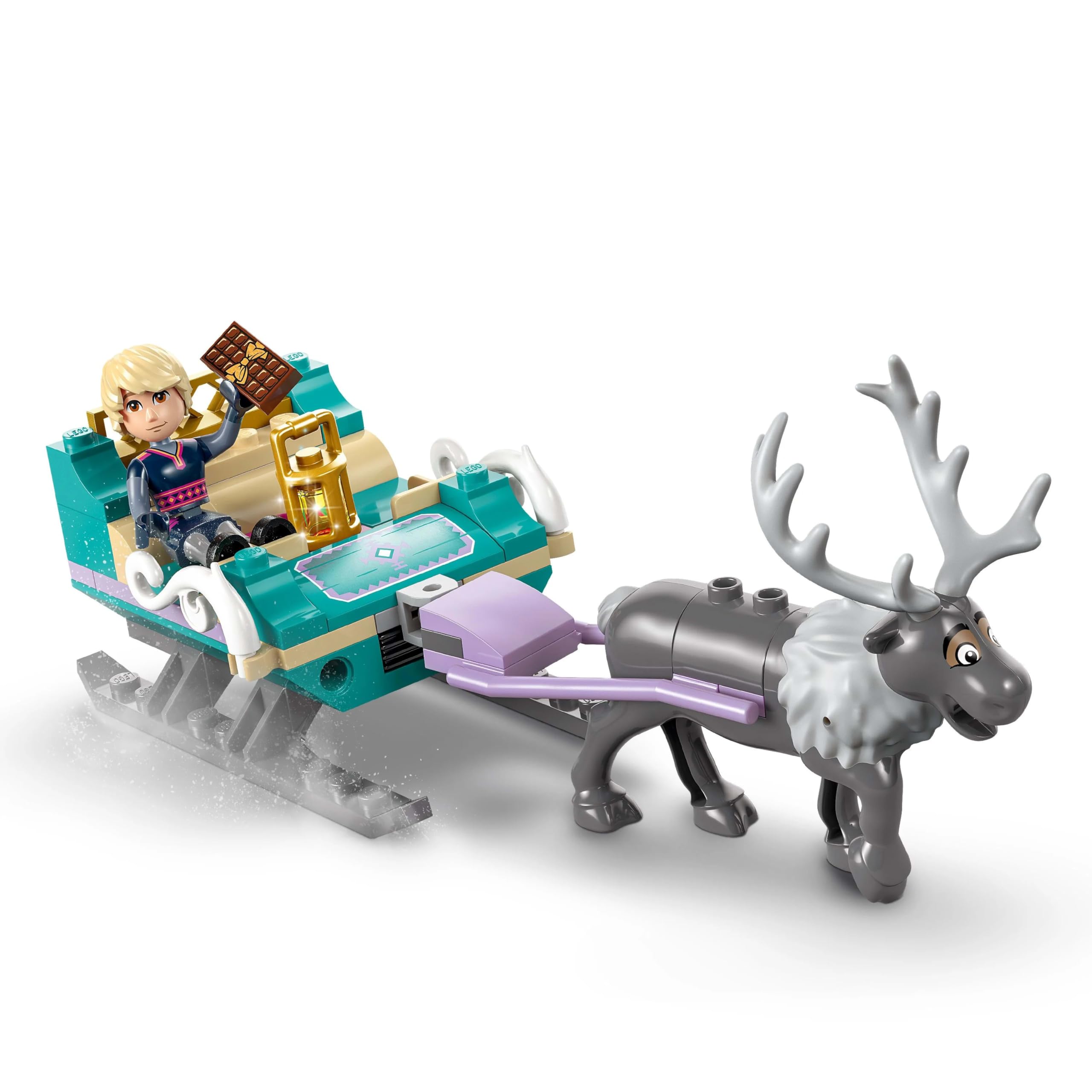 LEGO ǀ Disney Frozen Anna’s Sleigh Adventure Playset - Building Set with Hot Chocolate Stand & 4 Characters 10