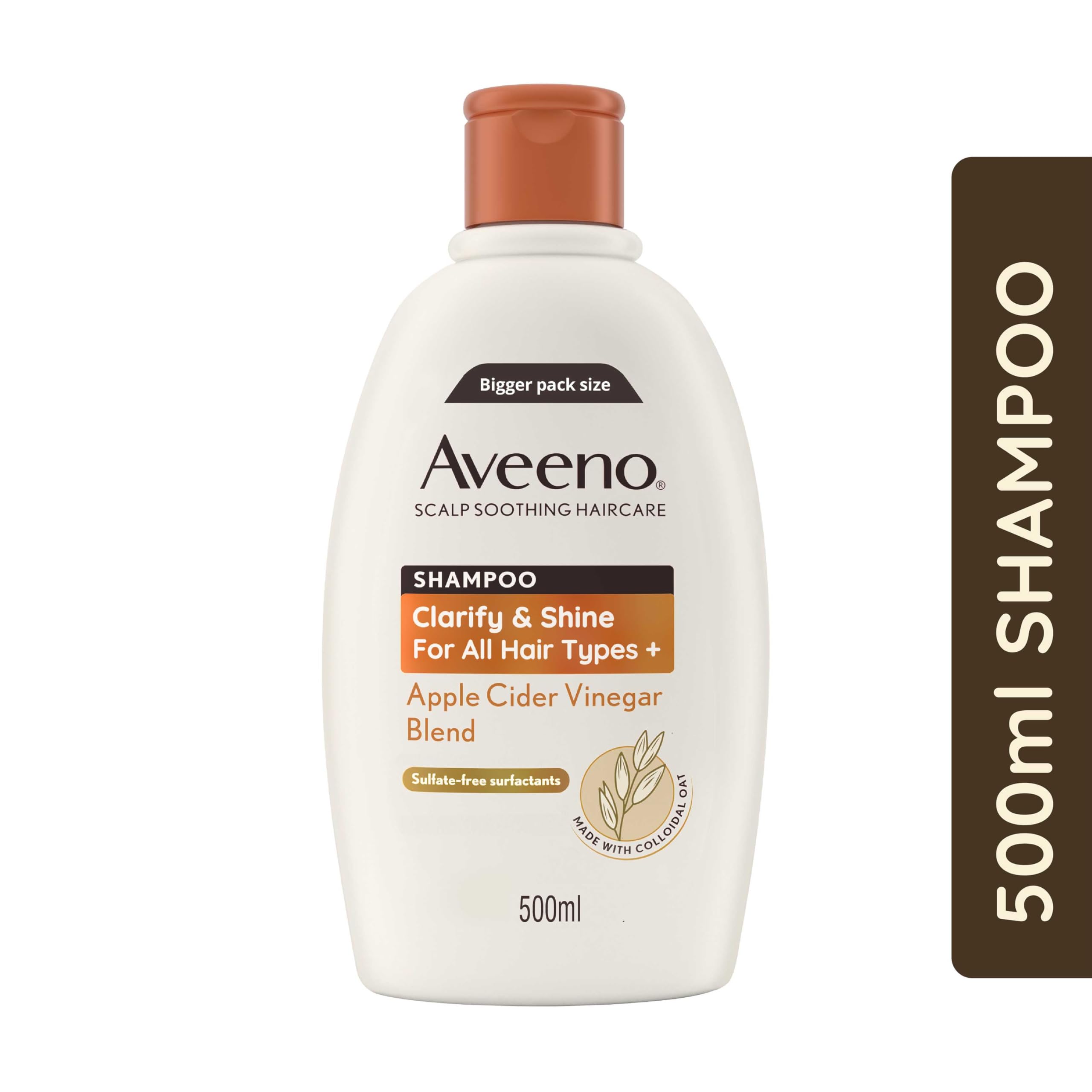 Aveeno - Scalp Soothing Clarify & Shine Shampoo with Apple Cider Vinegar (500ml) 5