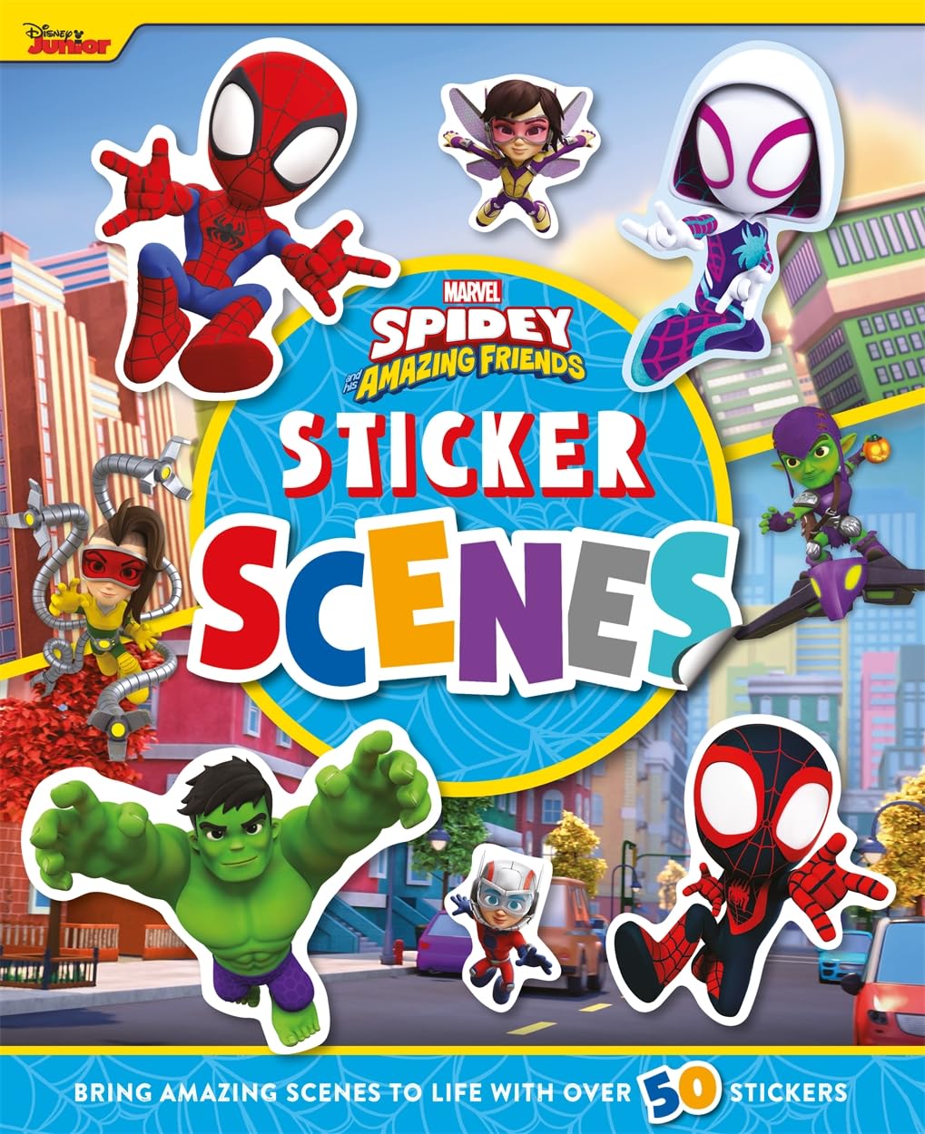 Marvel Spidey and his Amazing Friends: Sticker Scenes - Create Your Own Hero | Ages 3-5 | 12 Pages