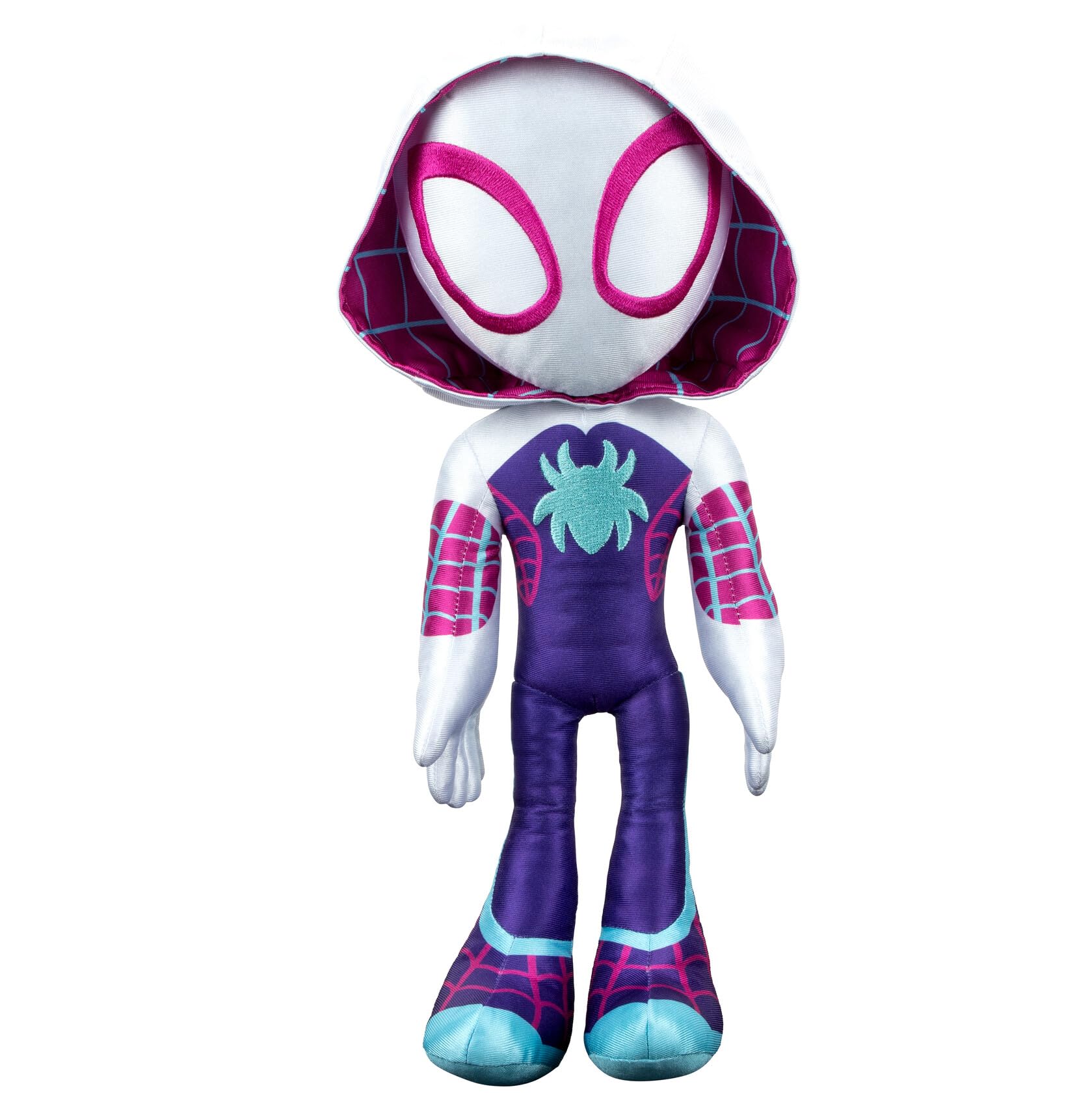 Jazwares Marvel's Spidey and His Amazing Friends Ghost-Spider 16” Talking Plush | Ages 3+ | Polyester 1