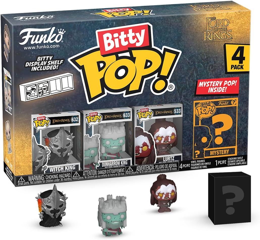 Funko Bitty Pop! Lord of the Rings - Witch King 4-Pack with Mystery Mini