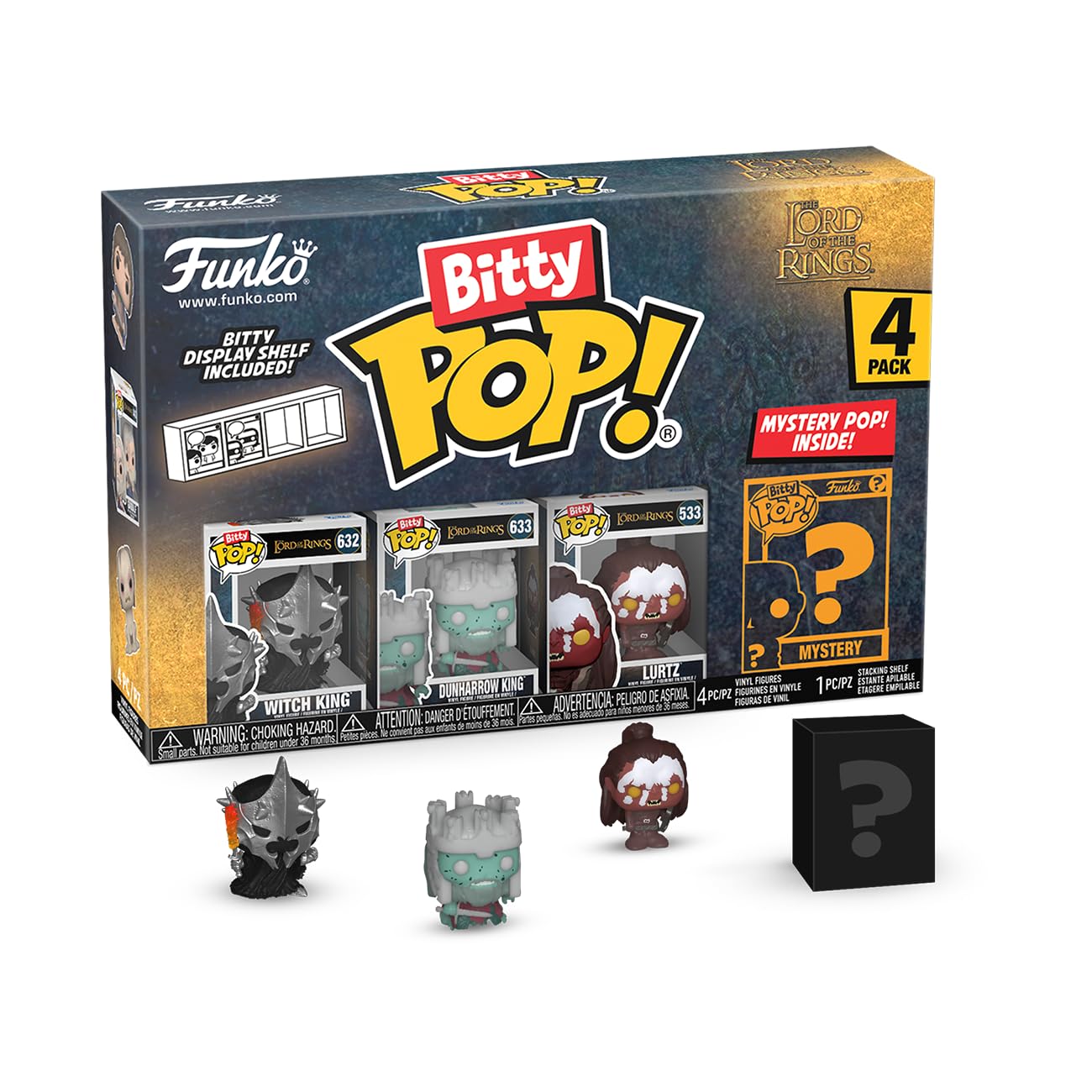 Funko Bitty Pop! Lord of the Rings - Witch King 4-Pack with Mystery Mini 11
