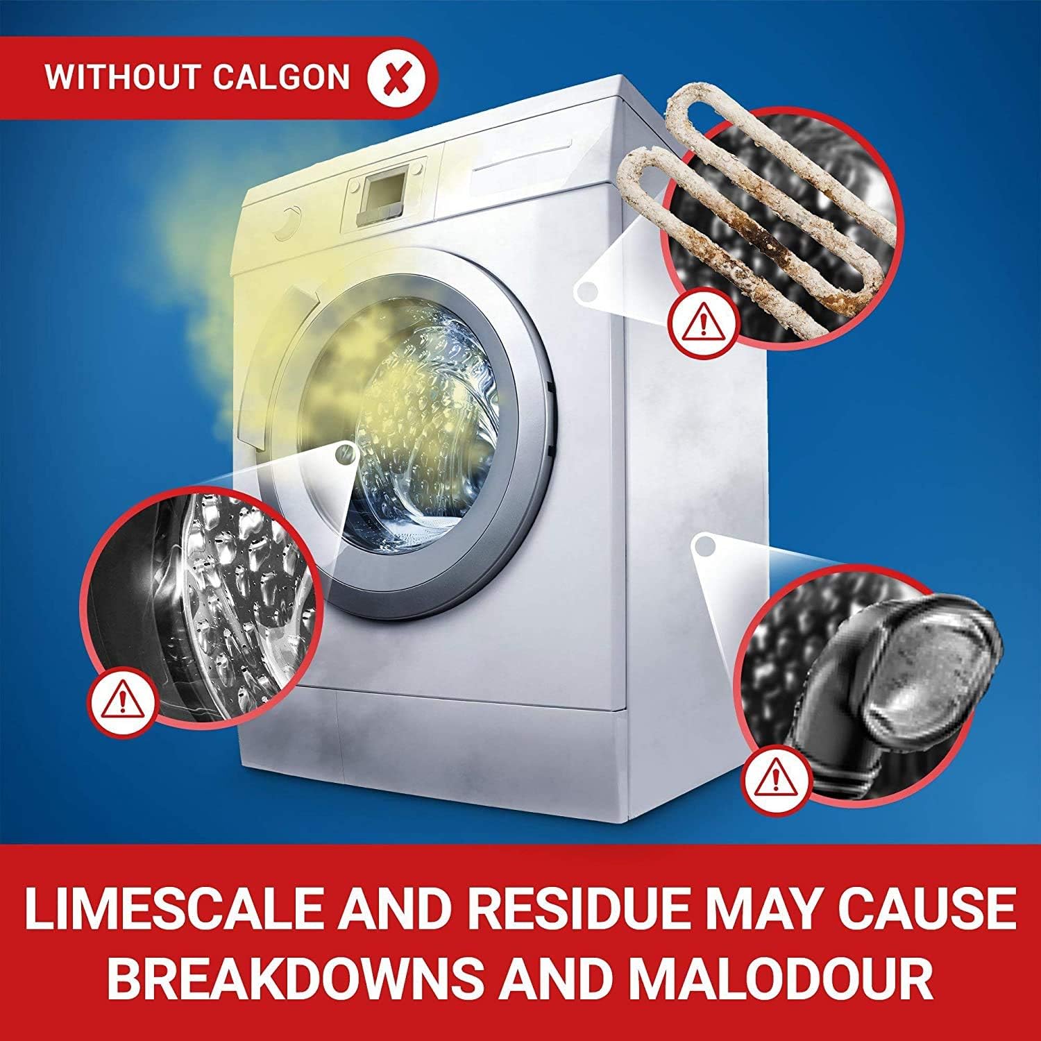 Calgon 4-in-1 Washing Machine Water Softener Tablets - 75 Tablets 5