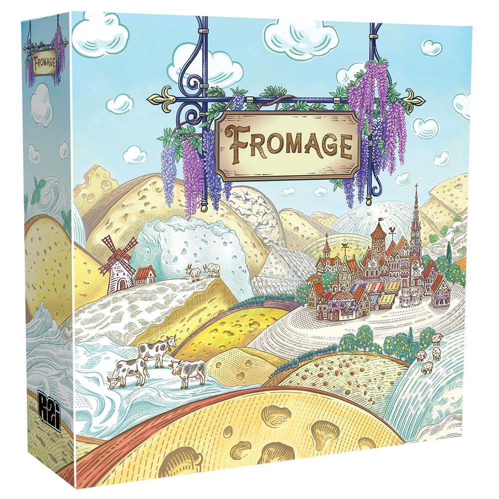 Road to Infamy Fromage Board Game | Simultaneous Worker Placement | 5,424 Setups