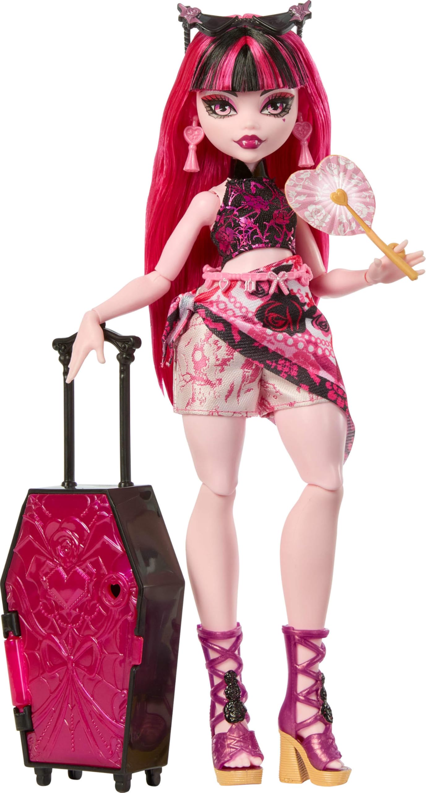 Monster High Skulltimate Secrets Draculaura Doll and Accessories Set | 125+ Outfits | Ages 4+