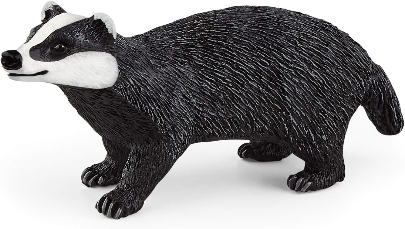 Schleich 14842 Wild Life Badger - Detailed Animal Figure for Kids 3-8