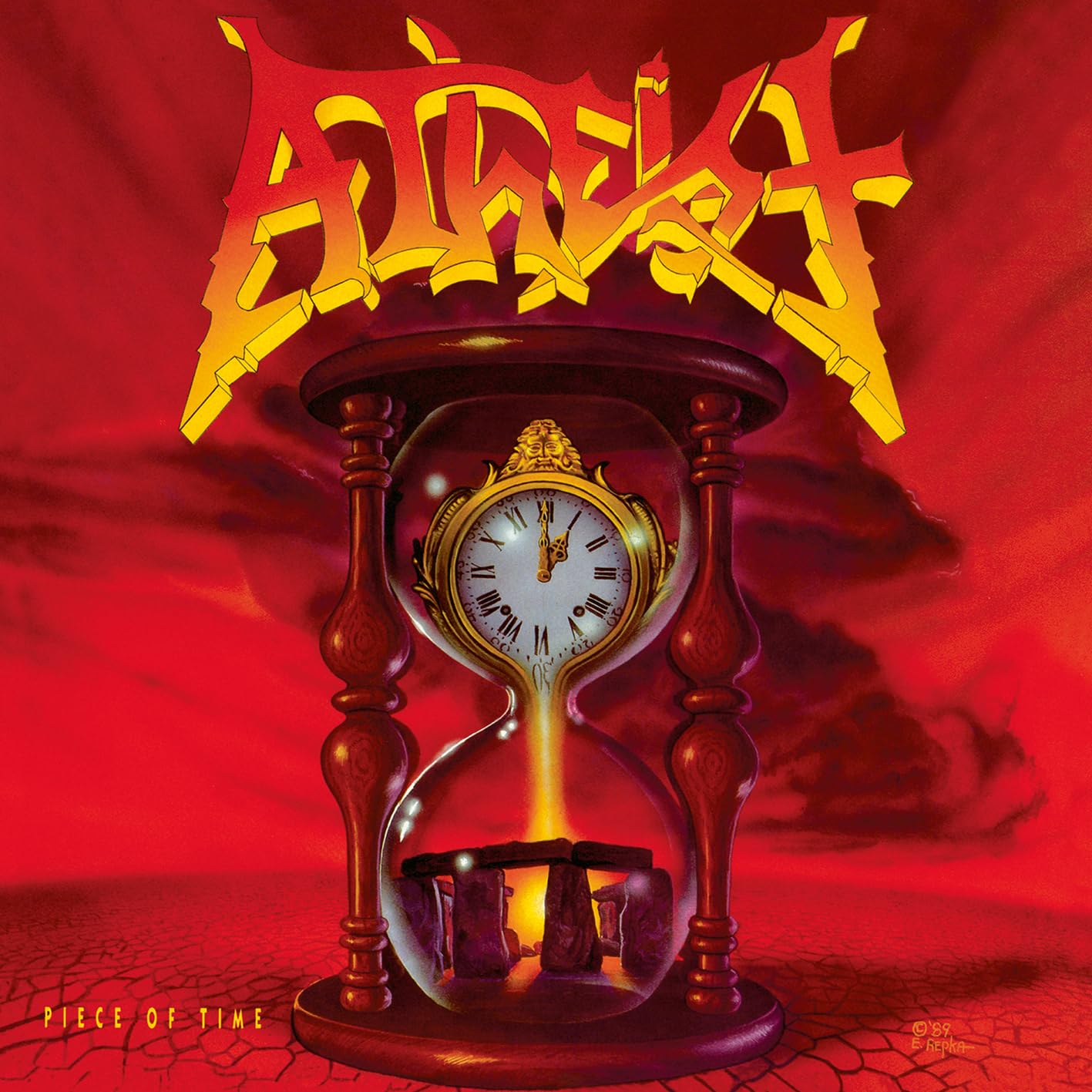 Atheist - Piece of Time [Transparent Orange 1LP Vinyl] 1