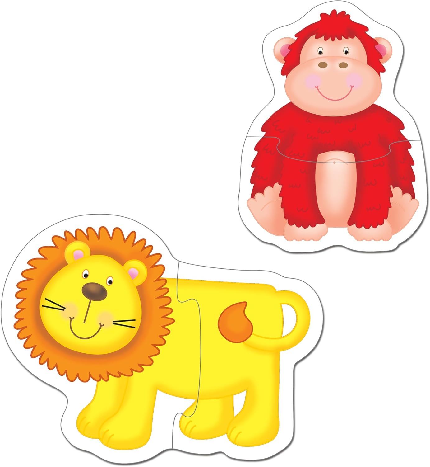 Galt Baby Puzzles - Jungle Animal Jigsaw Set for Toddlers 18 Months+ 6