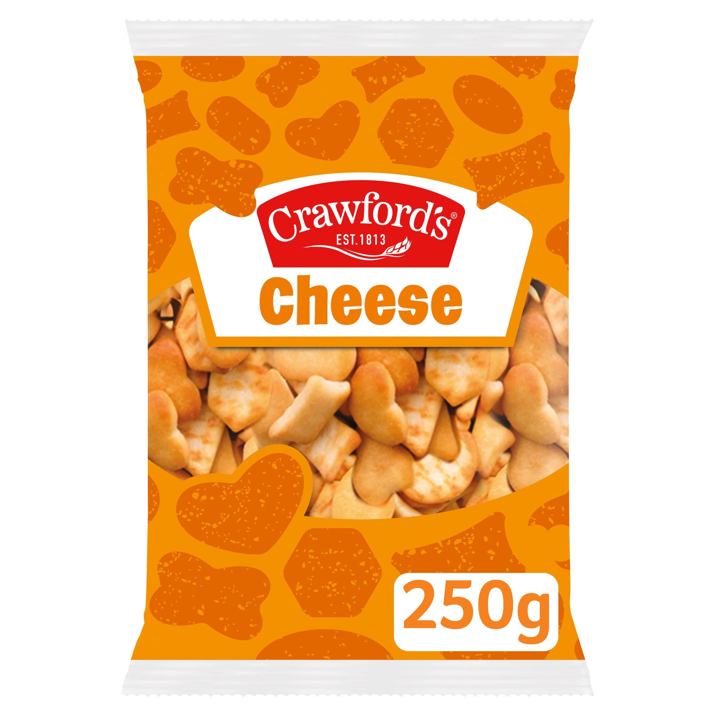 Crawfords Savouries Cheese Baked Snacks - Vegetarian, Crispy Texture | 250g