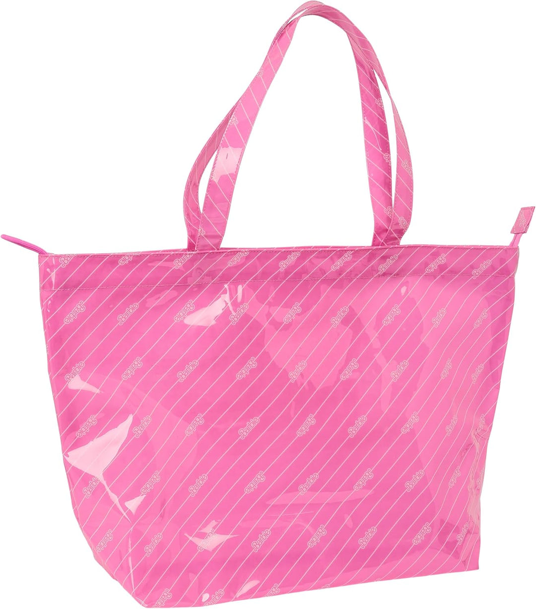 Safta Barbie Logomania Rosa Shopping Bag (M445-612428445)