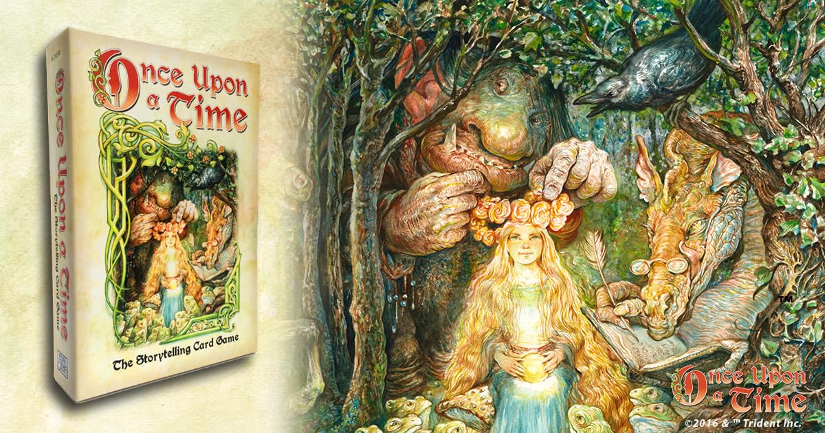 Atlas Games Once Upon a Time 3rd Edition Card Game - Storytelling, Hand Management | Ages 8+ | 2-6 Players