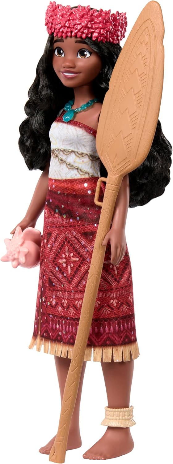 Mattel Disney Moana 2 Singing Adventure Moana Doll with Signature Outfit & Accessories