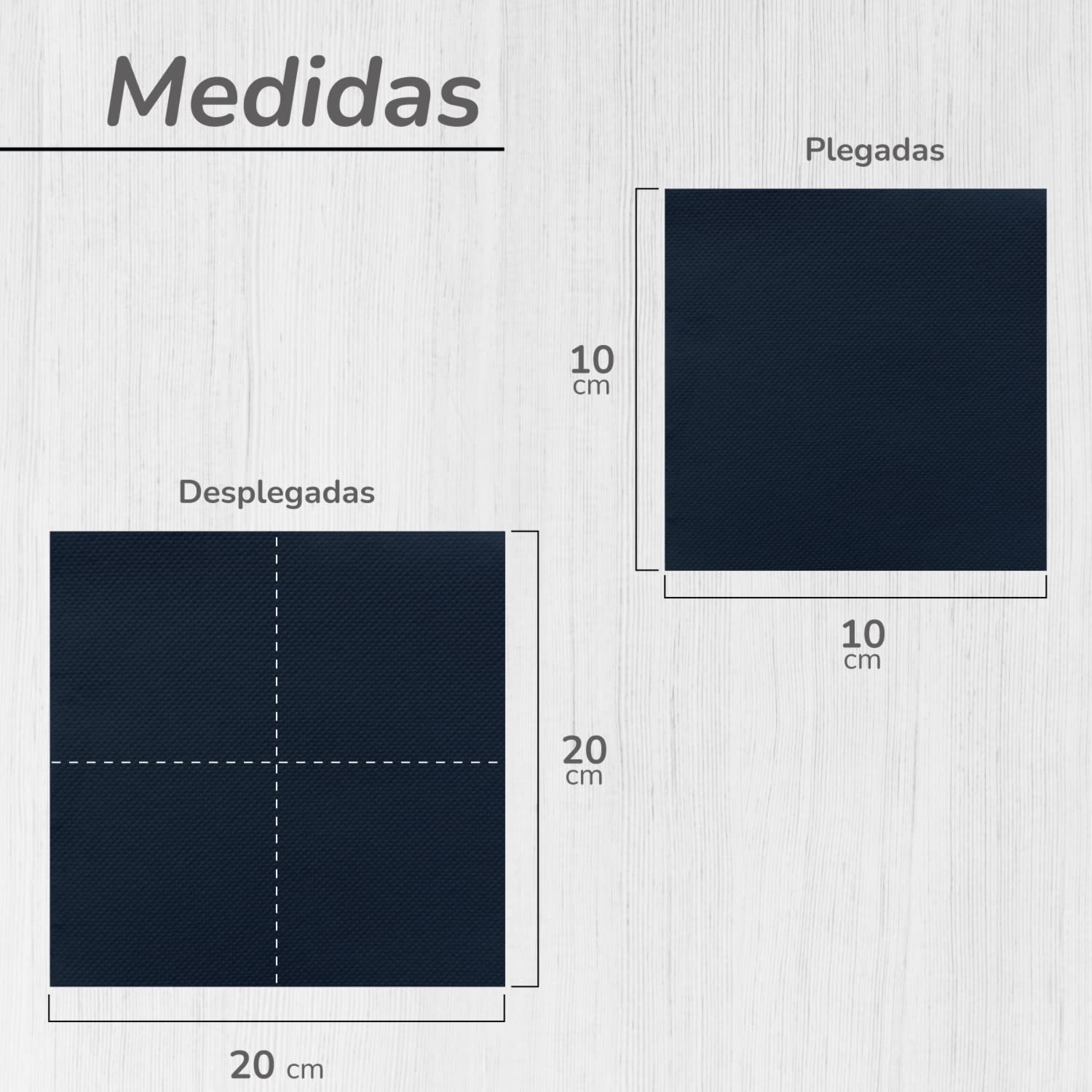 Hostelnovo Schwarze Micro-Quil-Papierservietten – Packung mit 600 Einweg-Cocktailservietten 5